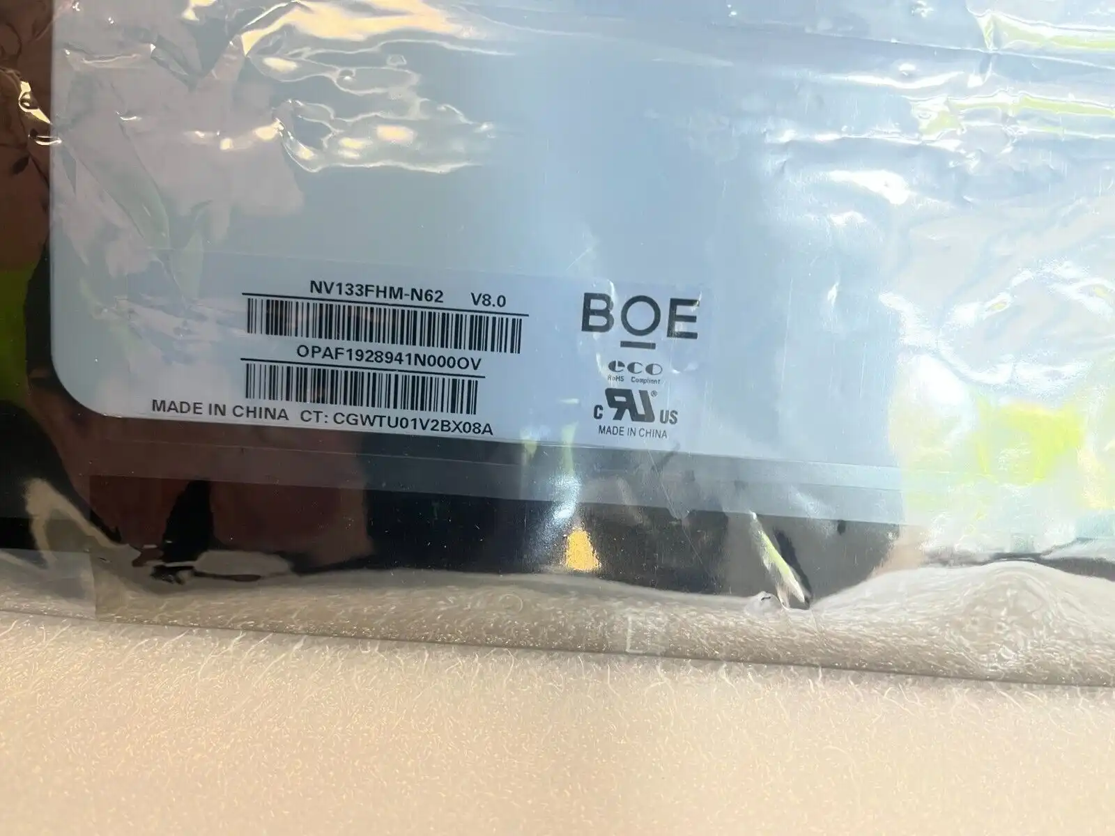 13.3" BOE  NV133FHM-N62 IPS Full HD Screen 30-pin Matte Non-Touch KL.1330E.003