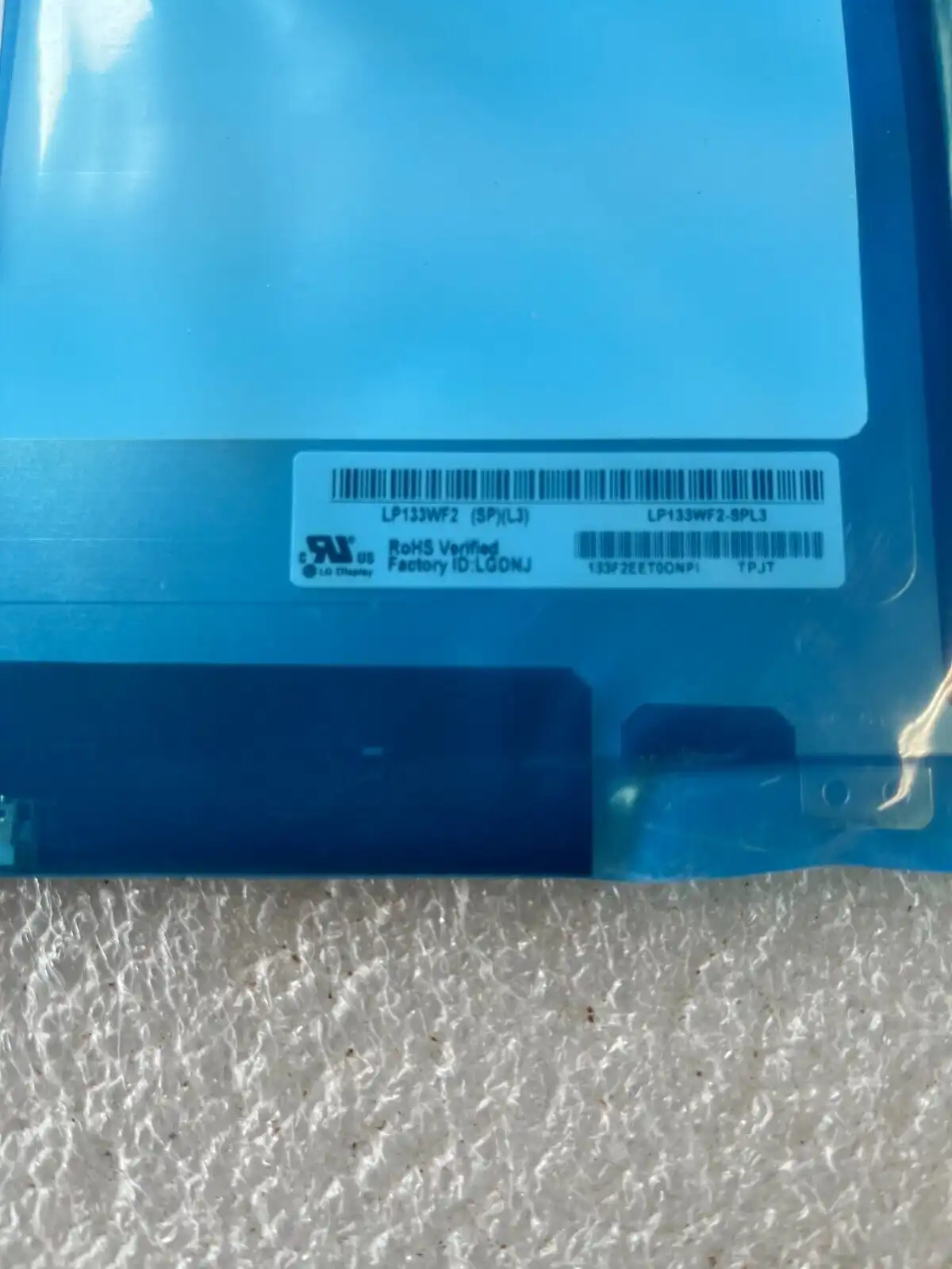 13.3" LG LP133WF2 SP L3 IPS Full HD Laptop Screen  Matte Non-touch KL.13308.003