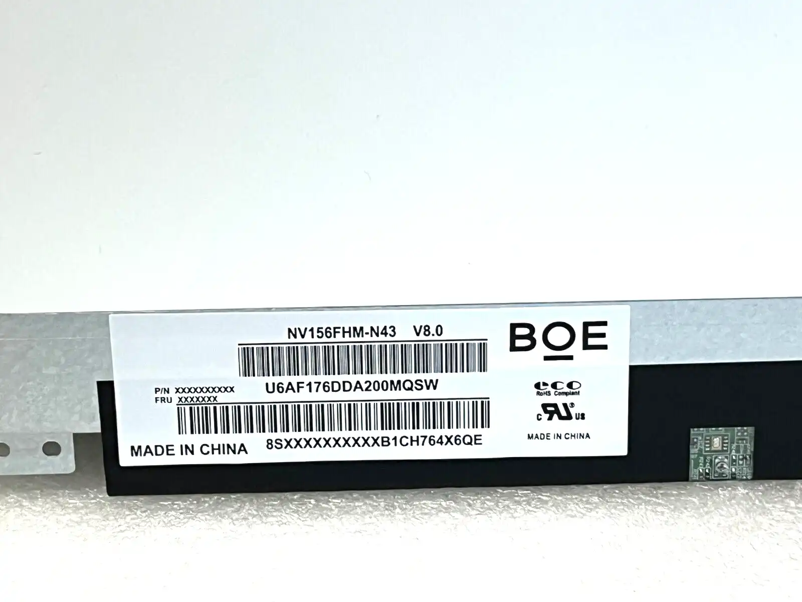 15.6" Original BOE LED LCD Screen NV156FHM-N43 Full HD  1080p 30-pin matte