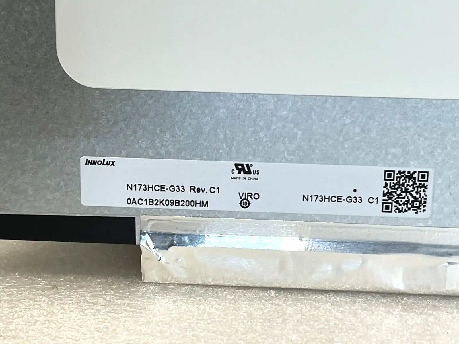 17.3" Innolux LED LCD Screen  N173HCE-G33  Full HD 1080p 40-pin matte