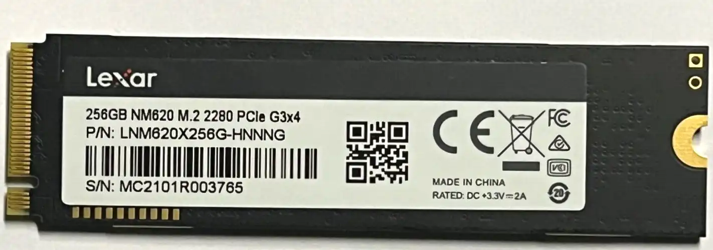 256GB  Lexar NM620 PCIe Gen 3 x4 NVME m.2 2280  SSD   LNM620X256G-HNNNG