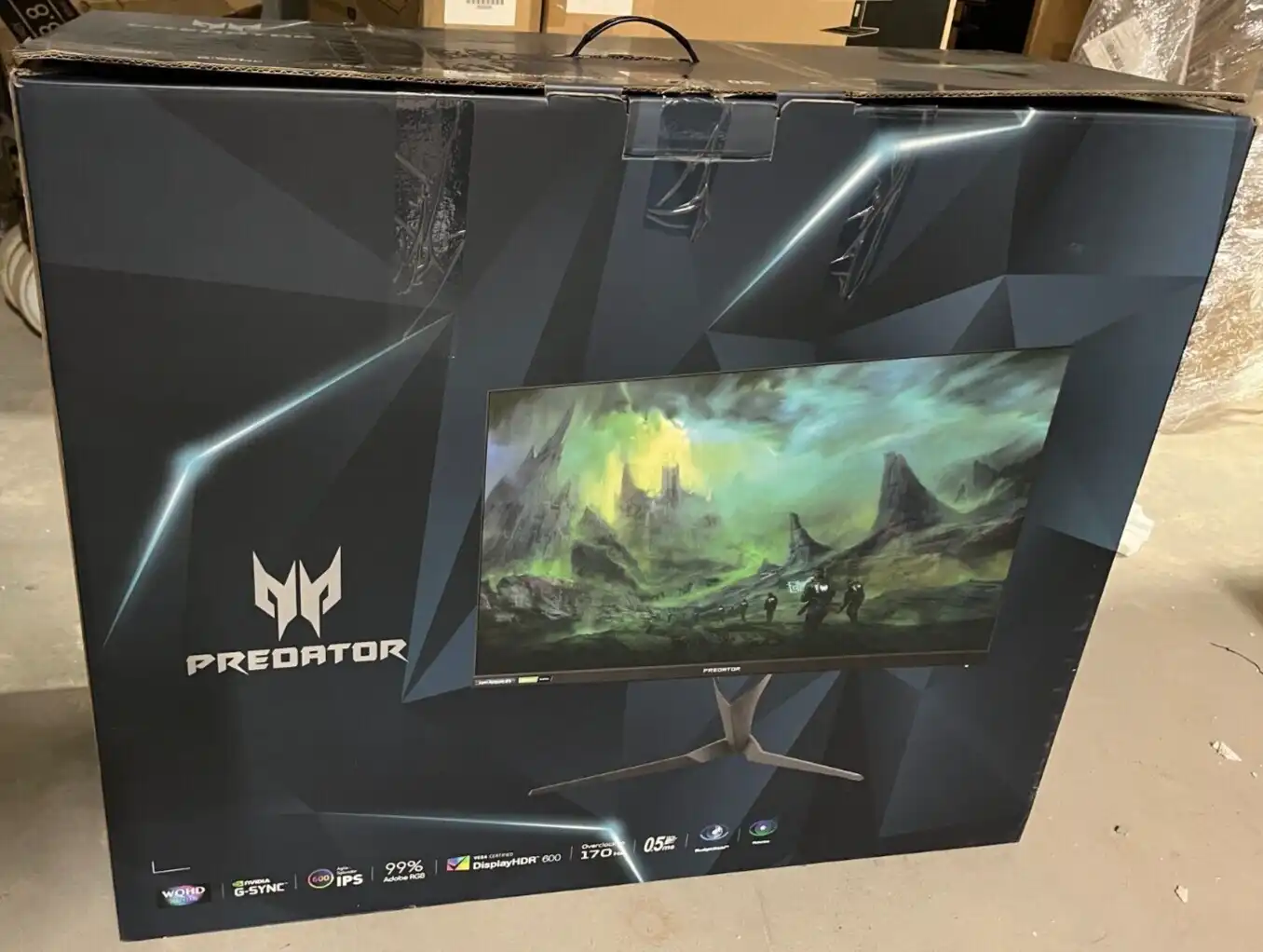 32" Acer Predator 4K gaming monitor XB323QK NV 3840x2160 IPS 1ms 144Hz D-Sync