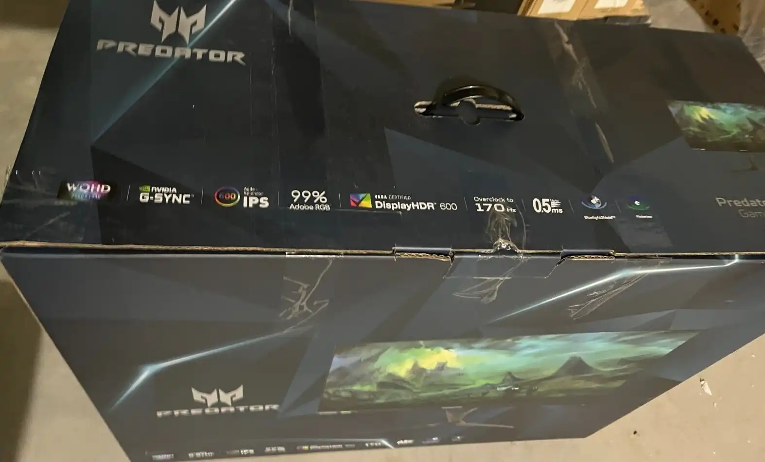 32" Acer Predator gaming monitor XB323U 2560x1440 IPS 1ms 144Hz D-Sync