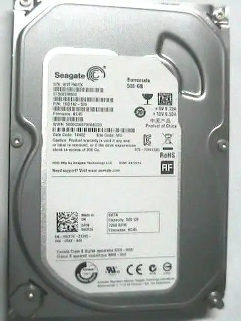 500Gb Seagate ST500DM002 3.5" internal SATA 6Gb/s Hard Drive 7200rpm