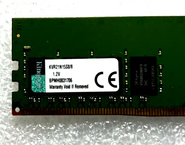8GB Kingston DDR4 (1x8GB) KVR21N15S8/8 DDR4-2133MHz Non-ECC CL 15