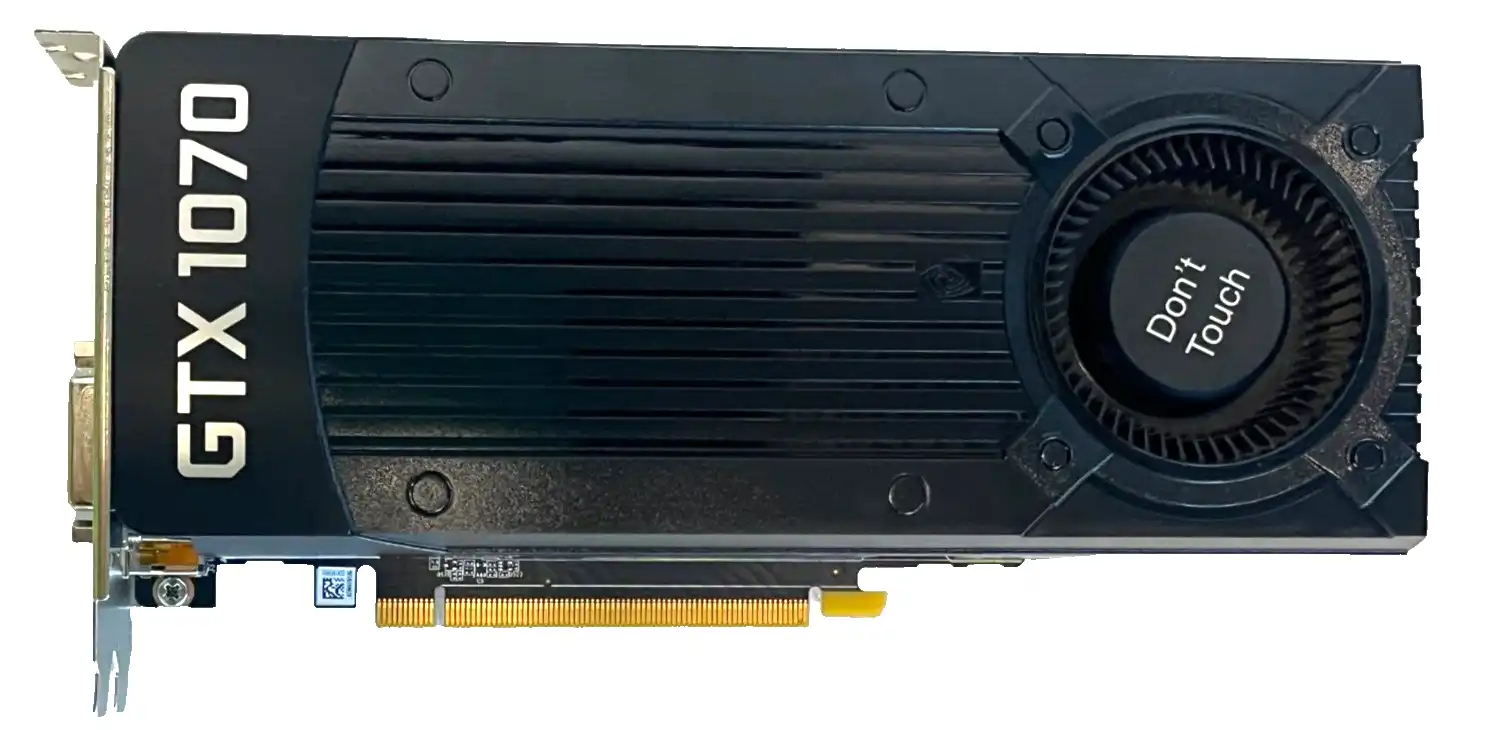 8Gb  nVidia GeForce GTX 1070 GDDR5 PCI-E 3.0 full height graphics card brand new