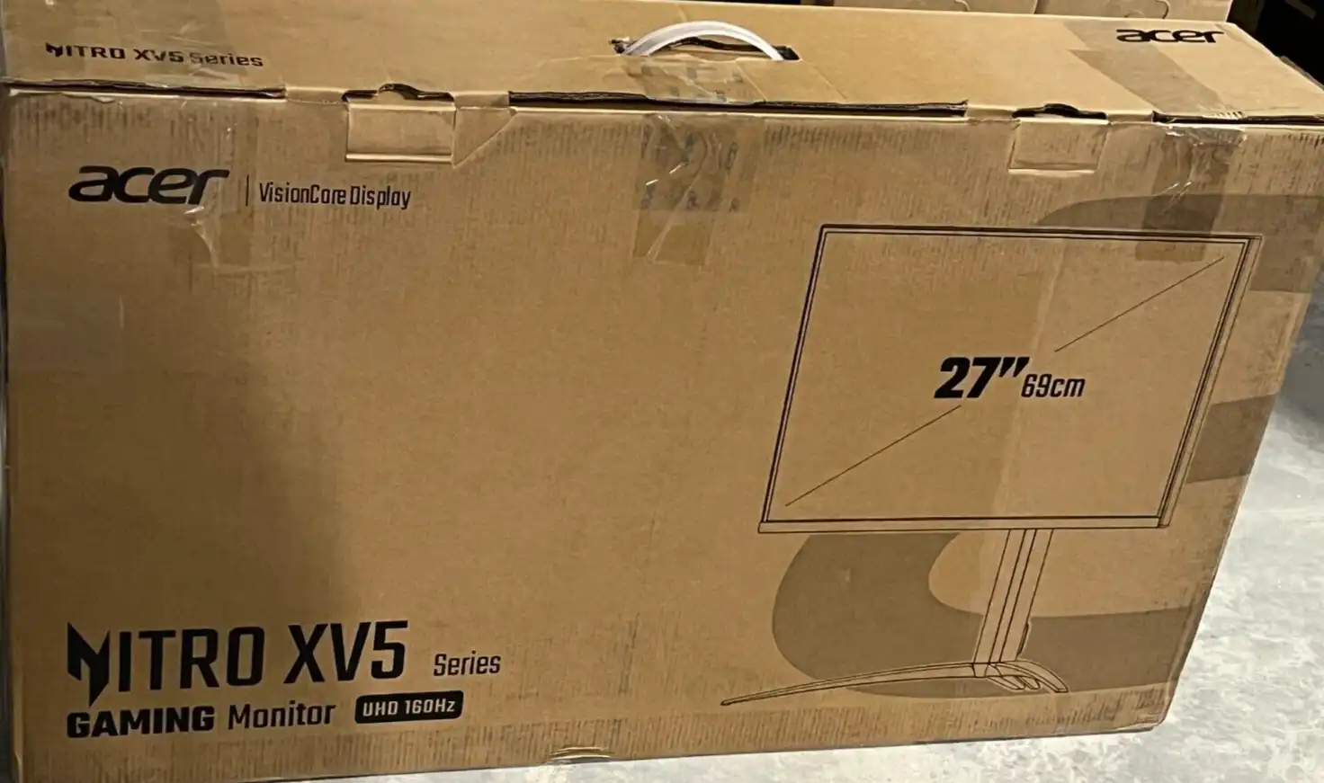 Acer 27" Nitro 4K UHD Gaming Monitor XV275K P3 3840x2160 1ms 160Hz AMD Free Sync