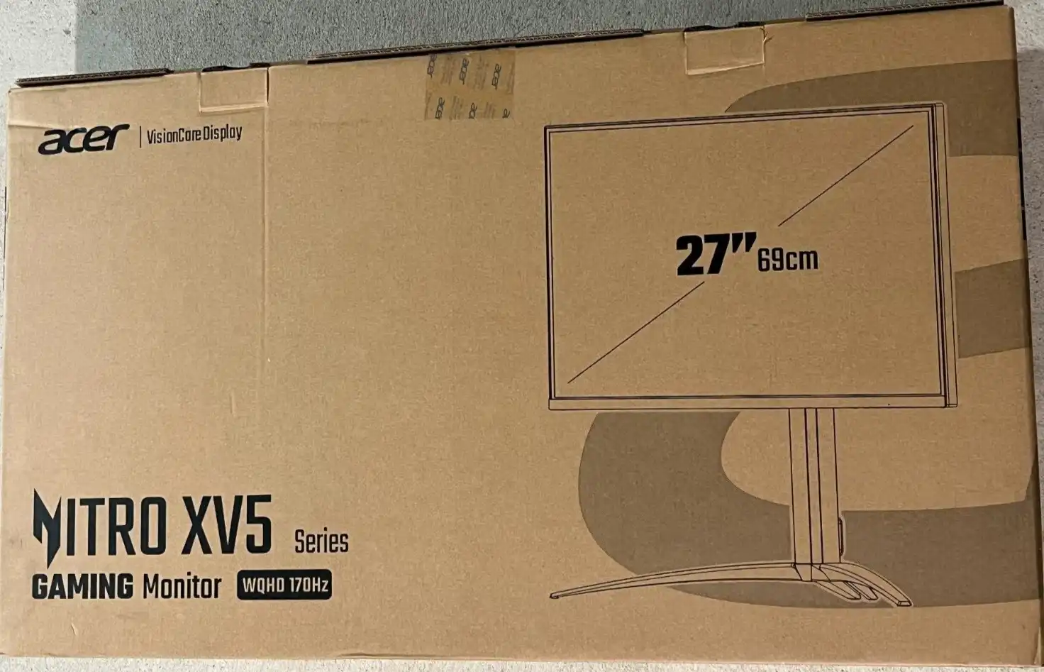 Acer 27" Nitro WQHD Gaming Monitor XV275U P3 2560x1440 VA 170Hz AMD Free Sync