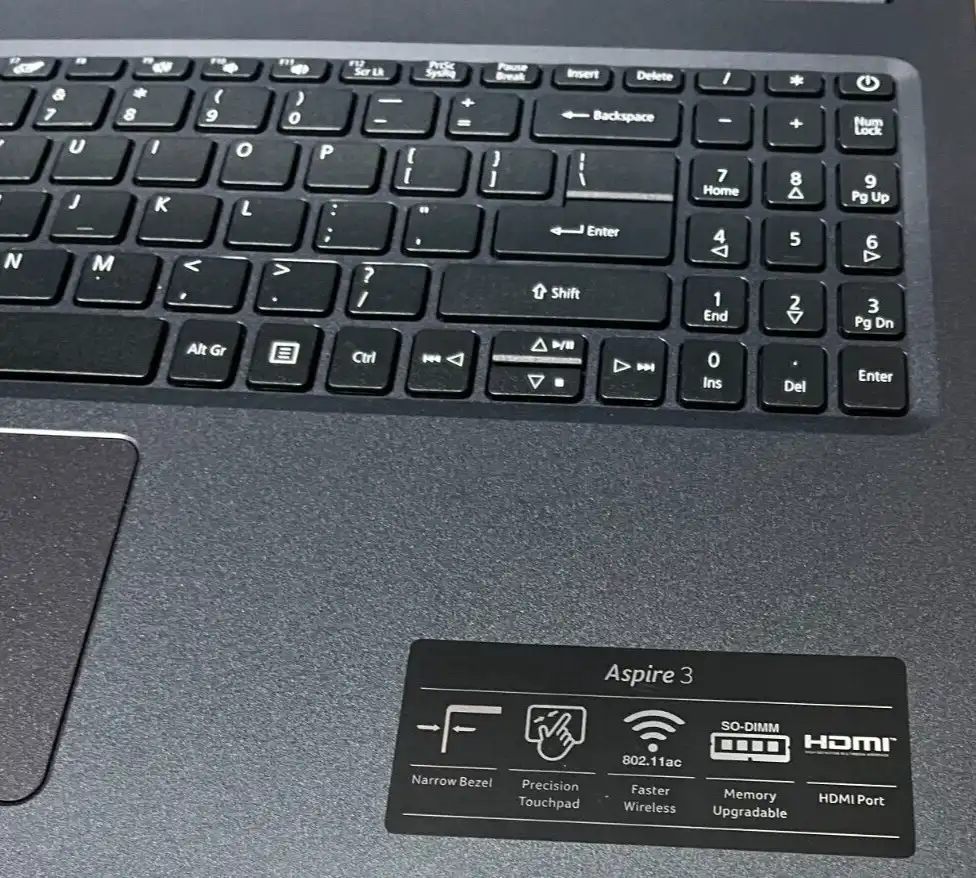 Acer Aspire 3 A315-23 AMD Ryzen 5 3500U 16Gb RAM 512GB SSD 15.6" FHD Win11 Home