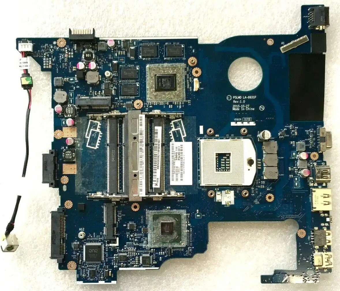 Acer Aspire 5820TG  LA-6931P motherboard MB.RA502.002