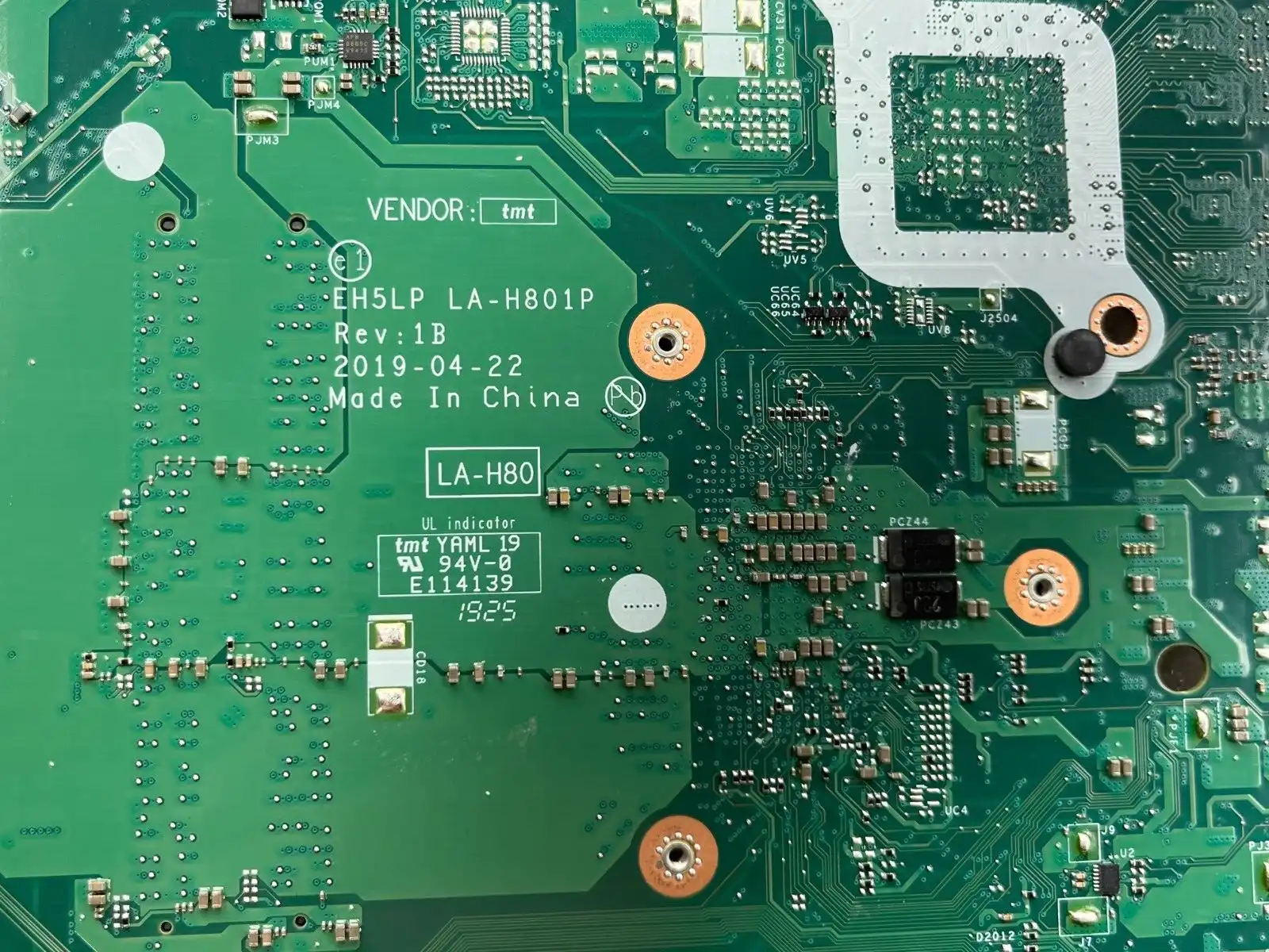 Acer Aspire A315-42 Motherboard  AMD Ryzen 5 3500U   NB.HF911.006