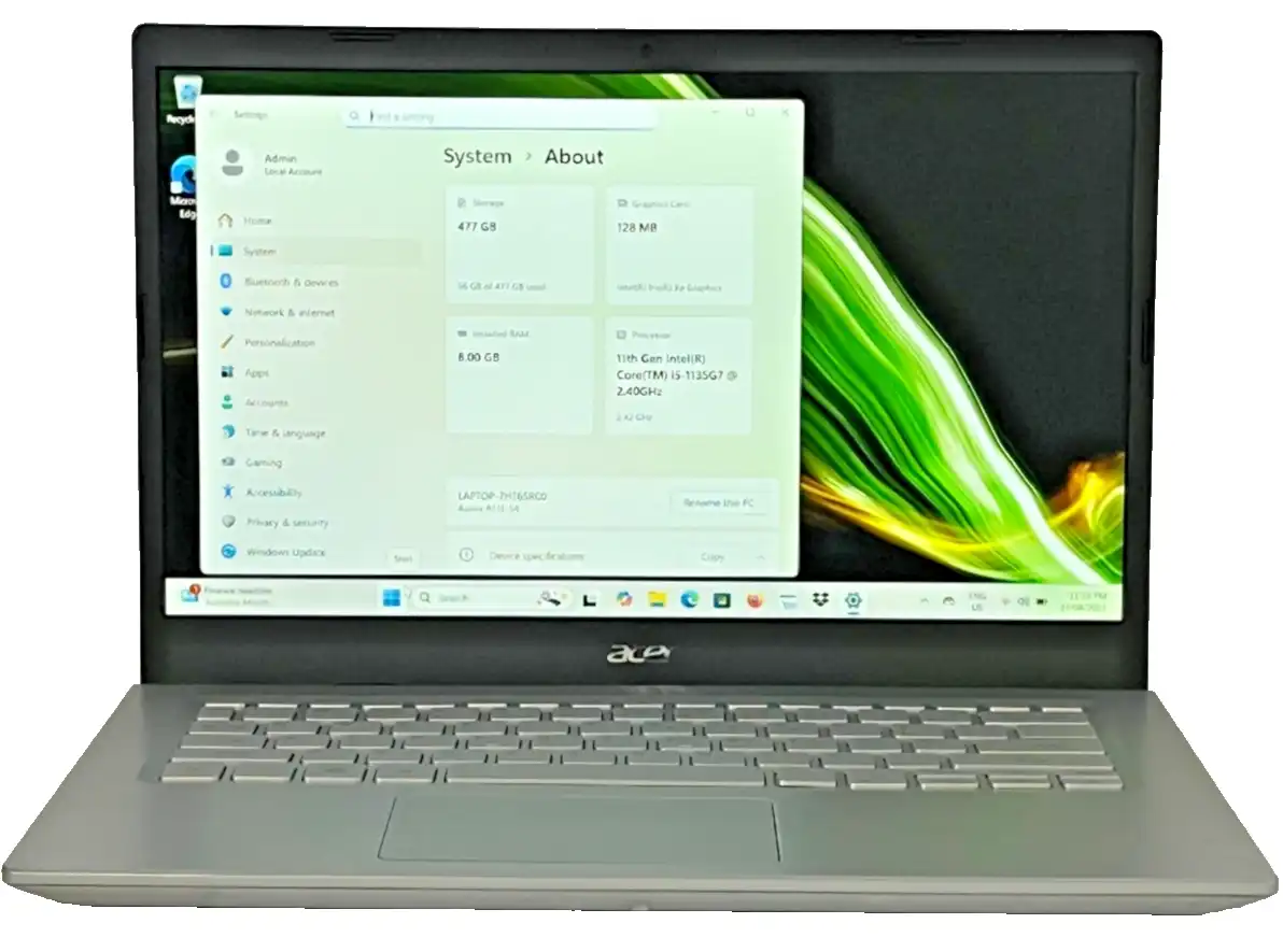 Acer Aspire A515-54 Intel i5-1135G7 8Gb RAM 512GB SSD 14" FHD IPS