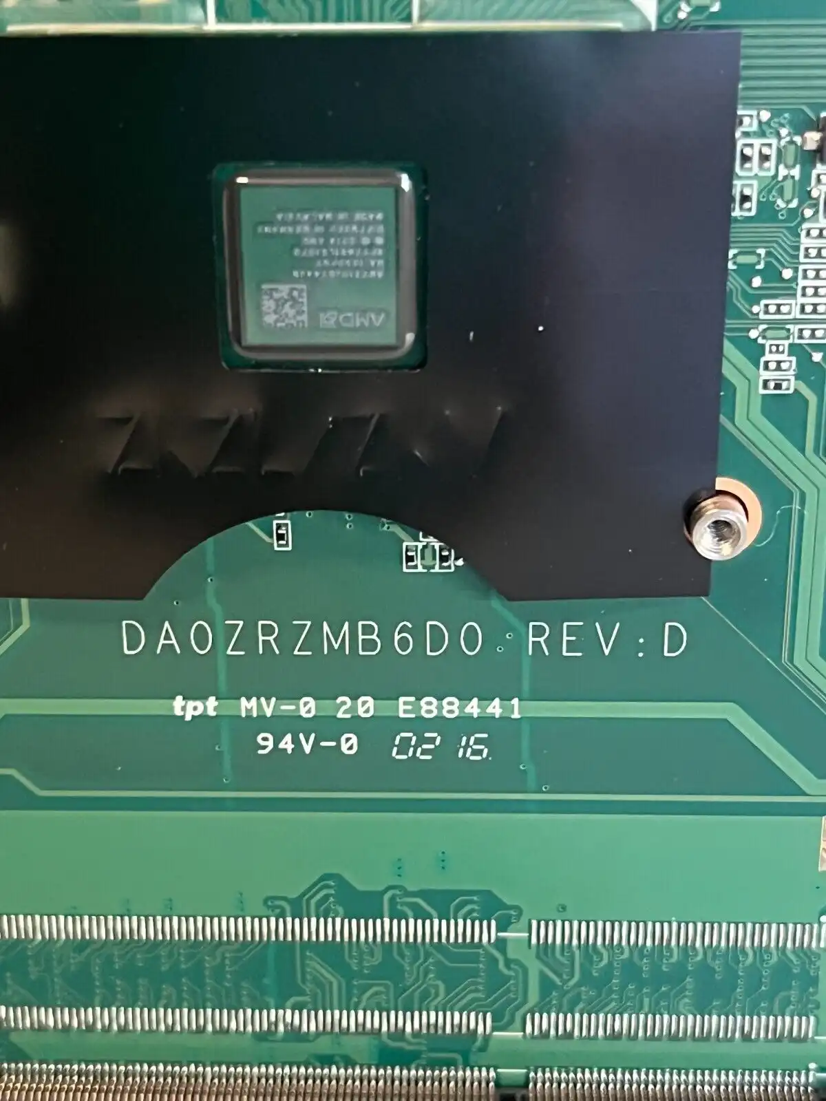 Acer Aspire E5-522 laptop motherboard with AMD A6-7310 CPU   NB.MWK11.002