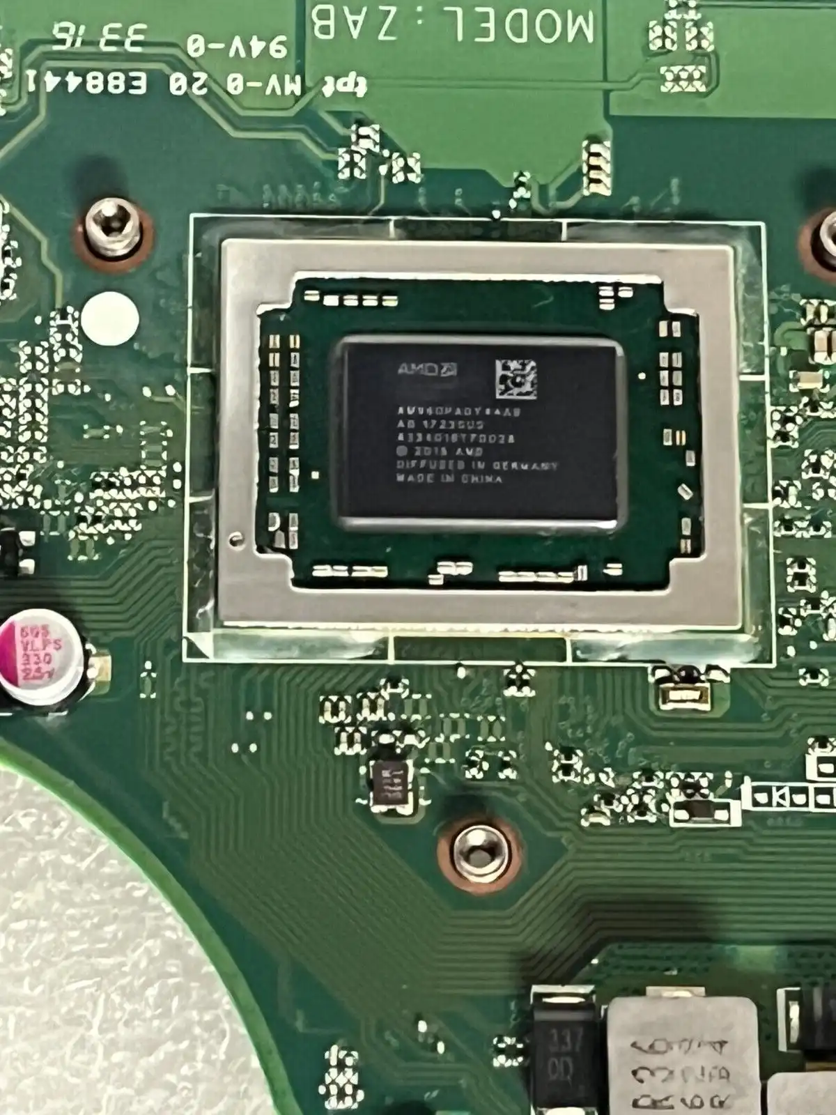 Acer Aspire E5-553G laptop motherboard  AMD A10-9600P CPU 2GB R5 GPU NB.GEQ11.003