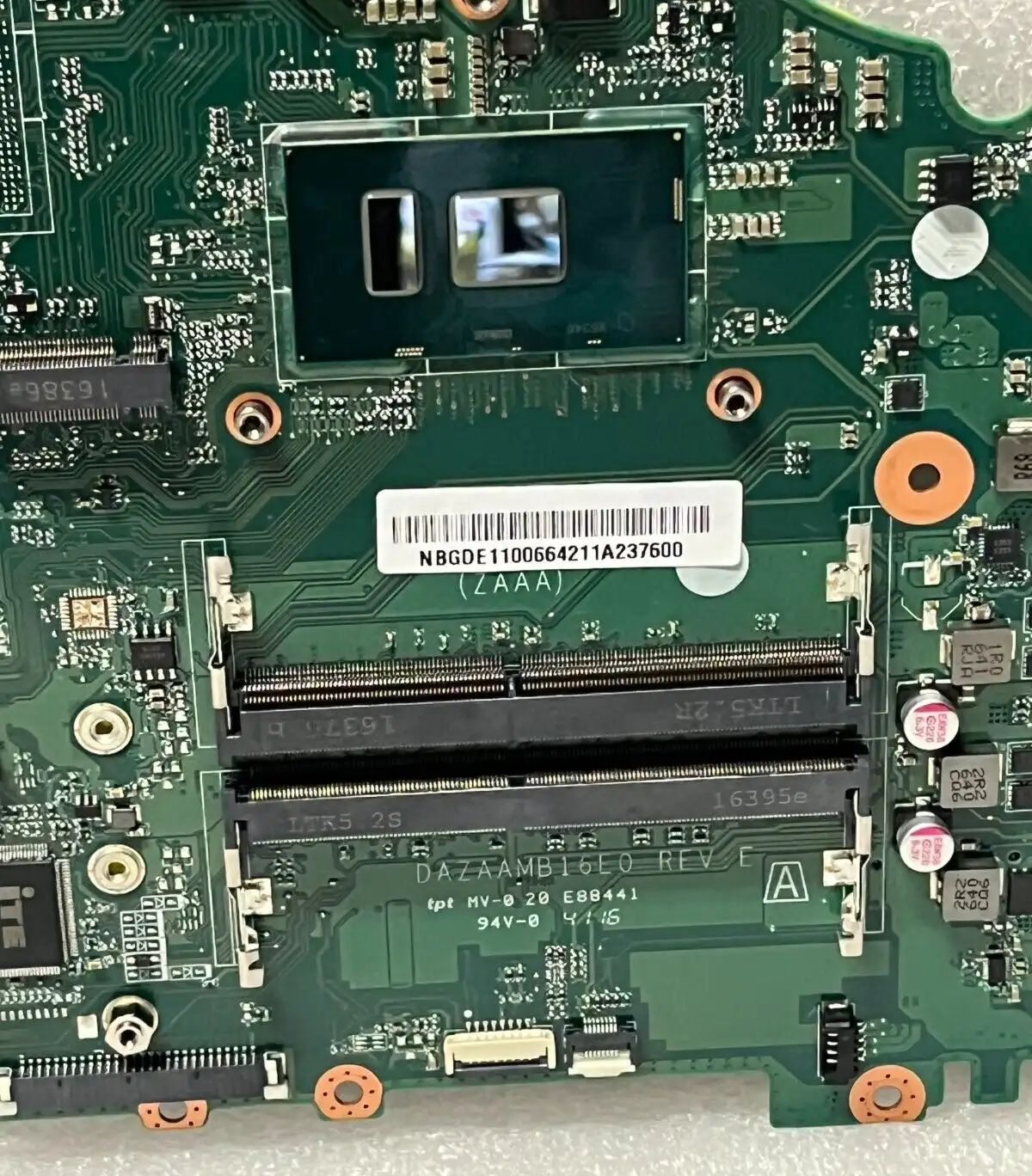 Acer Aspire E5-575 E5-575T F5-573 motherboard Intel i5-7200u CPU    NB.GDE11.006