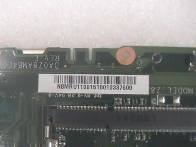 Acer Aspire ES1-411 laptop motherboard with Intel n2840 CPU NB.MRU11.001