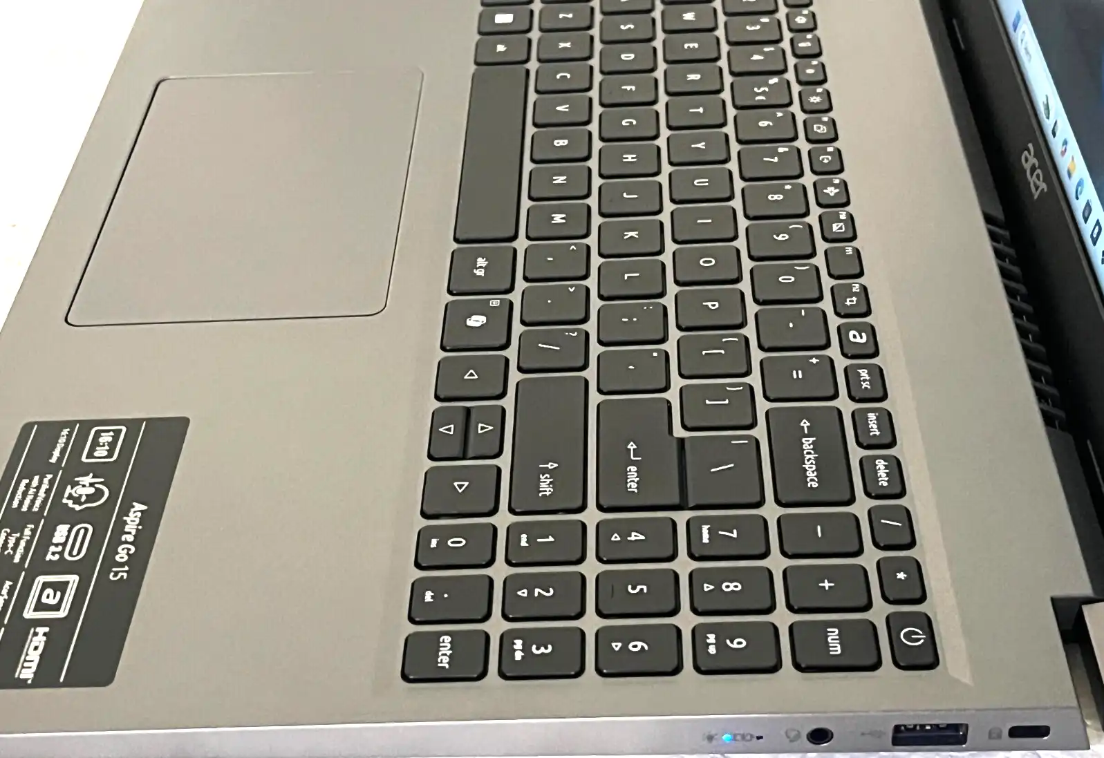 Acer Aspire Go AG15-51P Intel Core i5-1235U 16Gb RAM 512GB SSD 15.3" IPS WUXGA