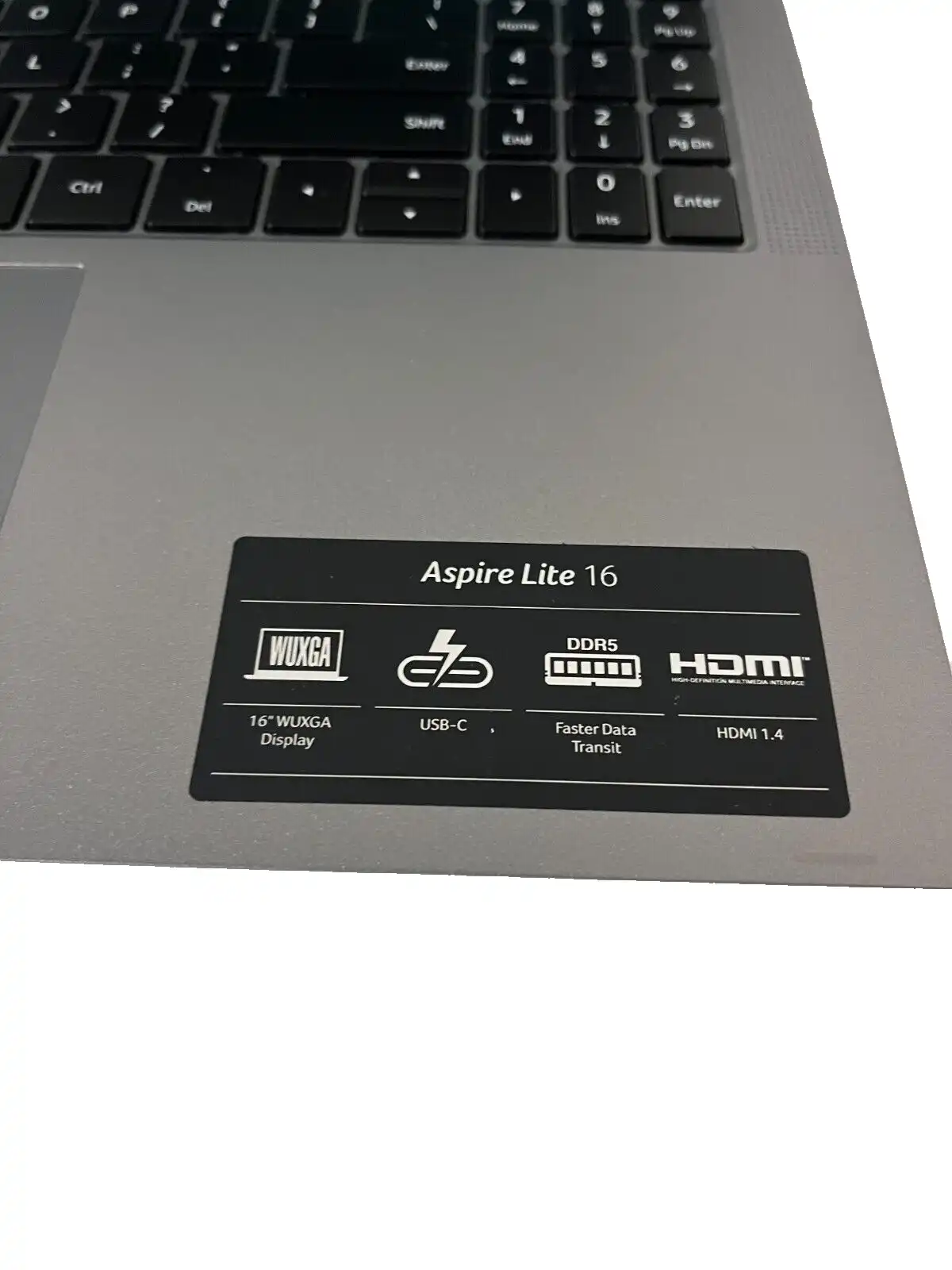 Acer Aspire Lite  AL16-51M Intel i5-1235U CPU 16Gb RAM 512GB SSD  16" WUXGA IPS