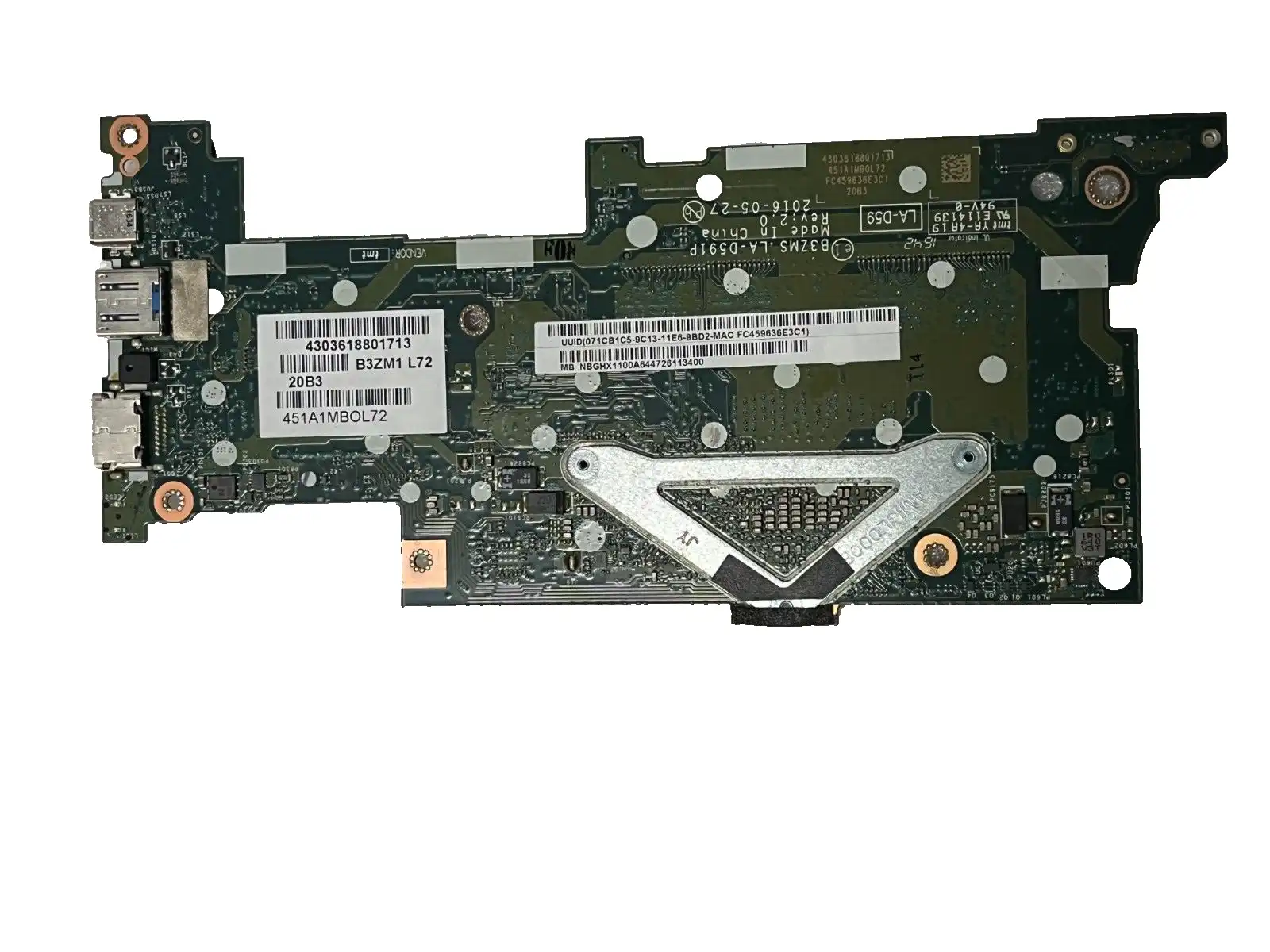 Acer Aspire S5-371 with Intel i5-7200u CPU motherboard NB.GHX11.00A