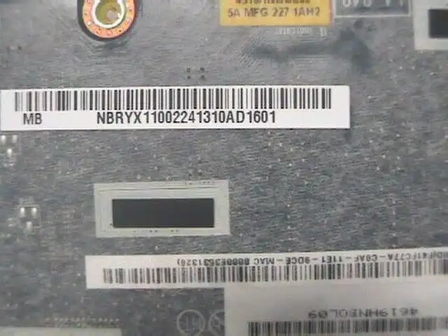 Acer Aspire S5-391 with Intel i7-3517u CPU Laptop motherboard NB.RYX11.002