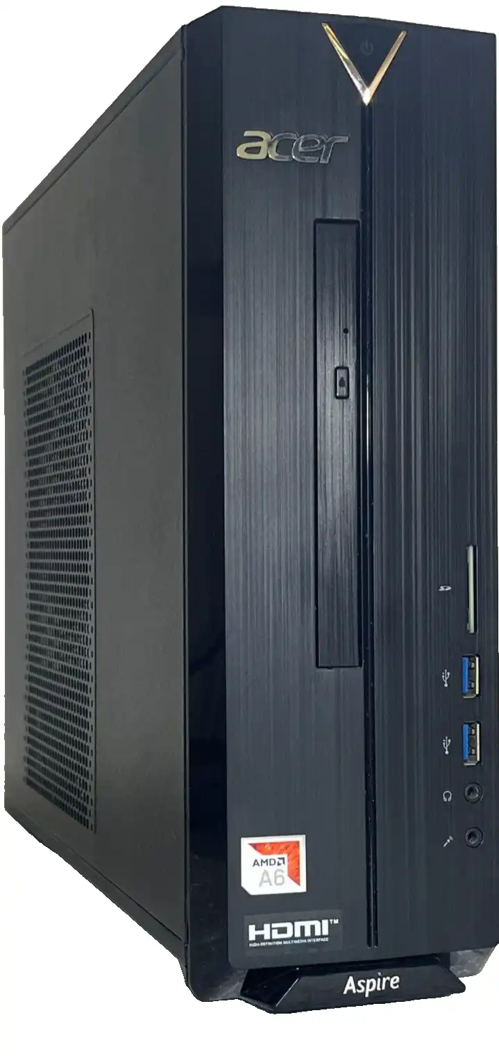 Acer Aspire XC-330 AMD A6-9220e CPU 8Gb RAM 128Gb SSD 1TB HDD, DVD/RW, Win11