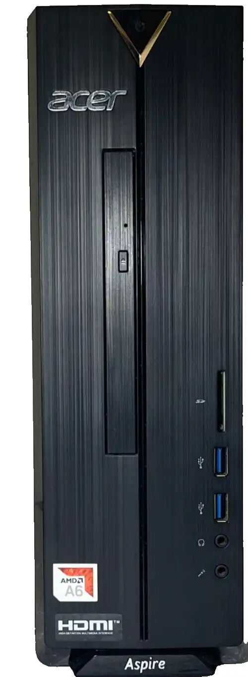 Acer Aspire XC-330 AMD A6-9220e CPU 8Gb RAM 128Gb SSD 1TB HDD, DVD/RW, Win11