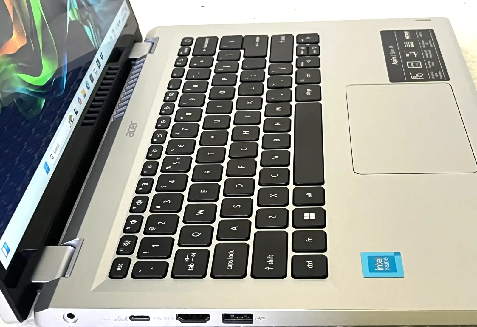 Acer Aspre 3 A3SP14-31PT Intel N200 QuadCore 8Gb RAM 128GB SSD 14" FHD IPS Touch