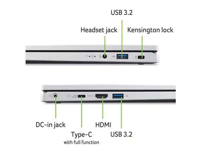 Acer Aspre Go Intel AG14-31P  N100 QuadCore 8Gb RAM 128GB SSD 14" WUXGA