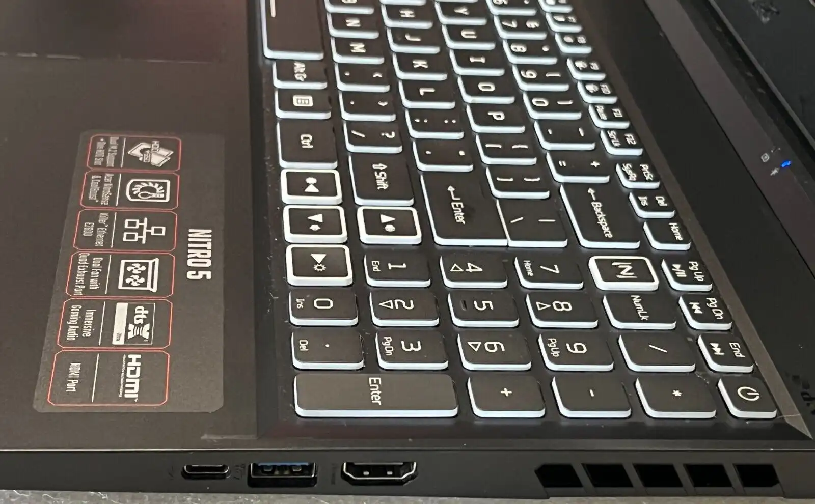 Acer Nitro 5 AN515-45 AMD Ryzen 9 5900HX 16Gb RAM 512GB SSD 8Gb RTX3080 15.6 FHD