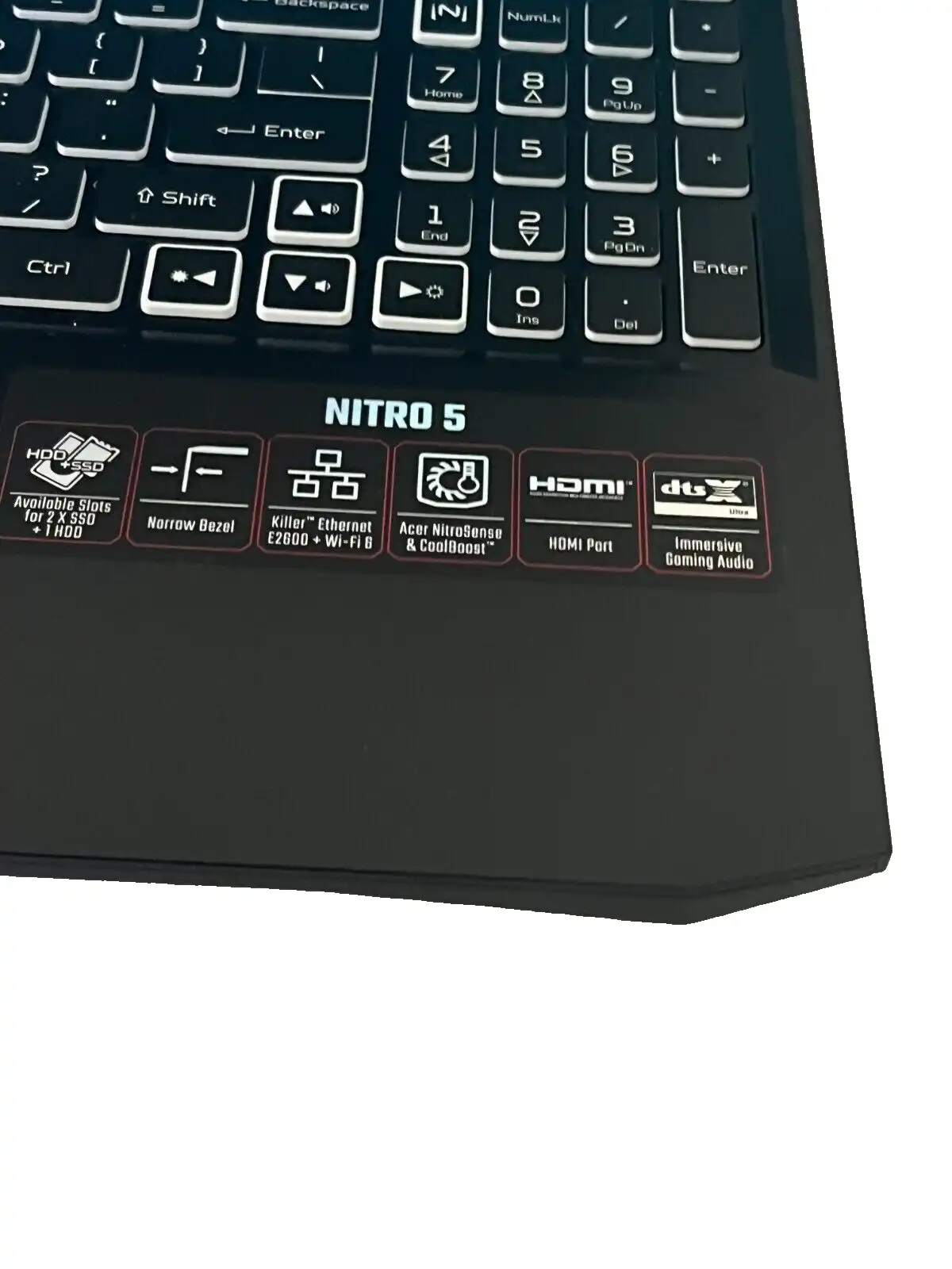 Acer Nitro 5  AN515-55 Intel i7-10750h 16Gb RAM 512GB SSD 6Gb RTX3060 15.6" FHD