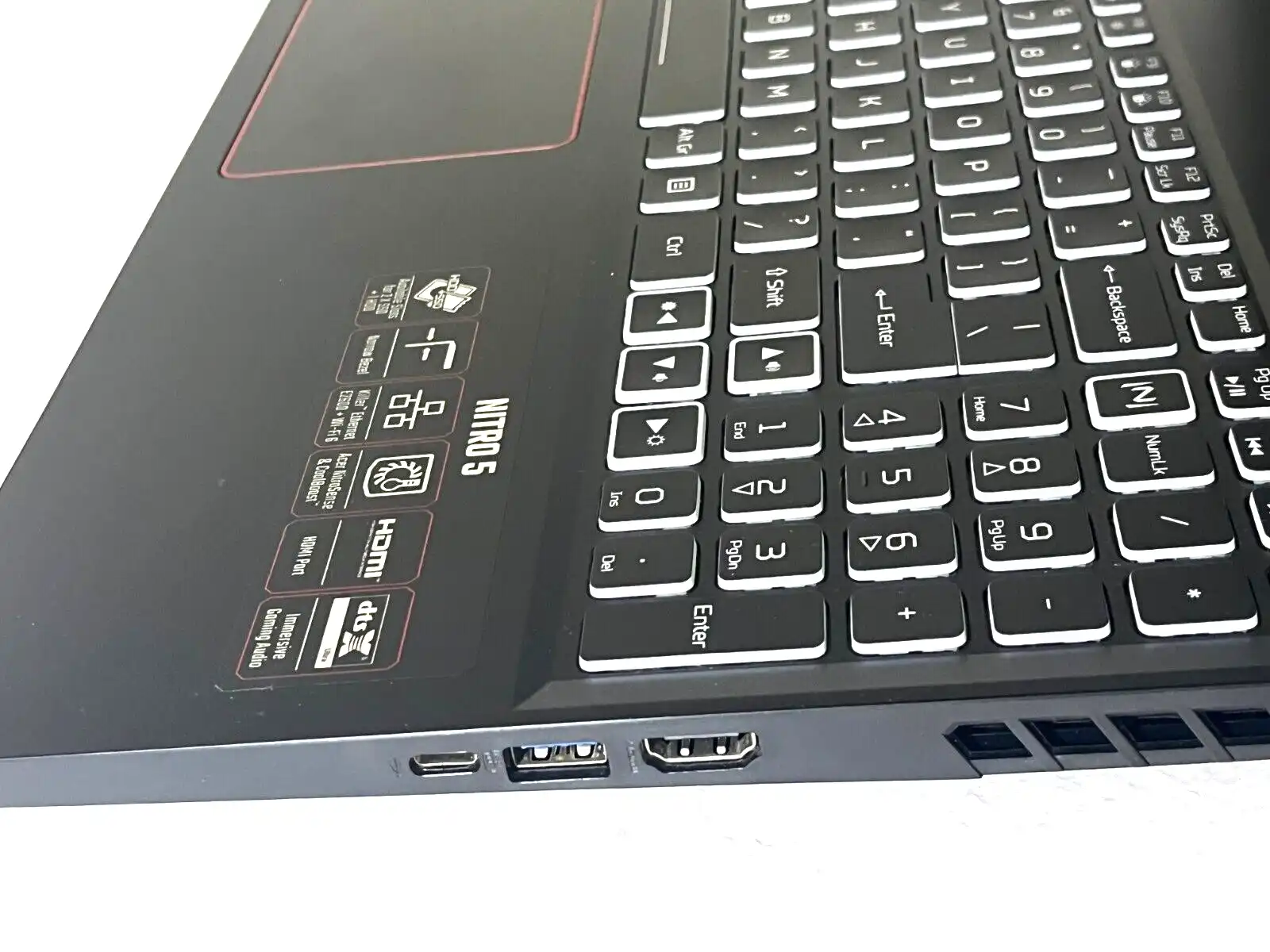 Acer Nitro 5  AN515-55 Intel i7-10750h 16Gb RAM 512GB SSD 6Gb RTX3060 15.6" FHD