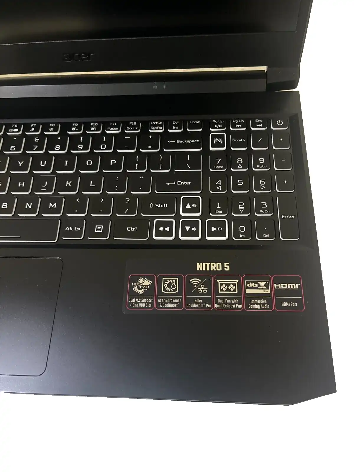 Acer Nitro 5  AN515-56 Intel i7-11370 16Gb RAM 512GB SSD  4Gb GTX1650 15.6" FHD