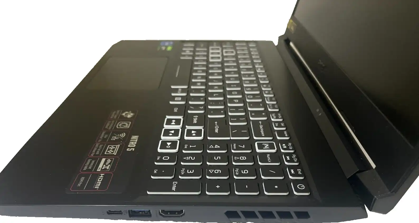 Acer Nitro 5  AN515-56 Intel i7-11370 16Gb RAM 512GB SSD  4Gb GTX1650 15.6" FHD