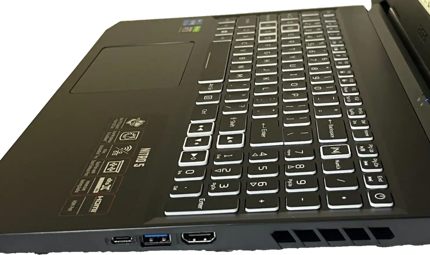 Acer Nitro 5  AN515-57 Intel i7-11800h 16Gb RAM 512GB SSD 15.6" FHD RTX3050