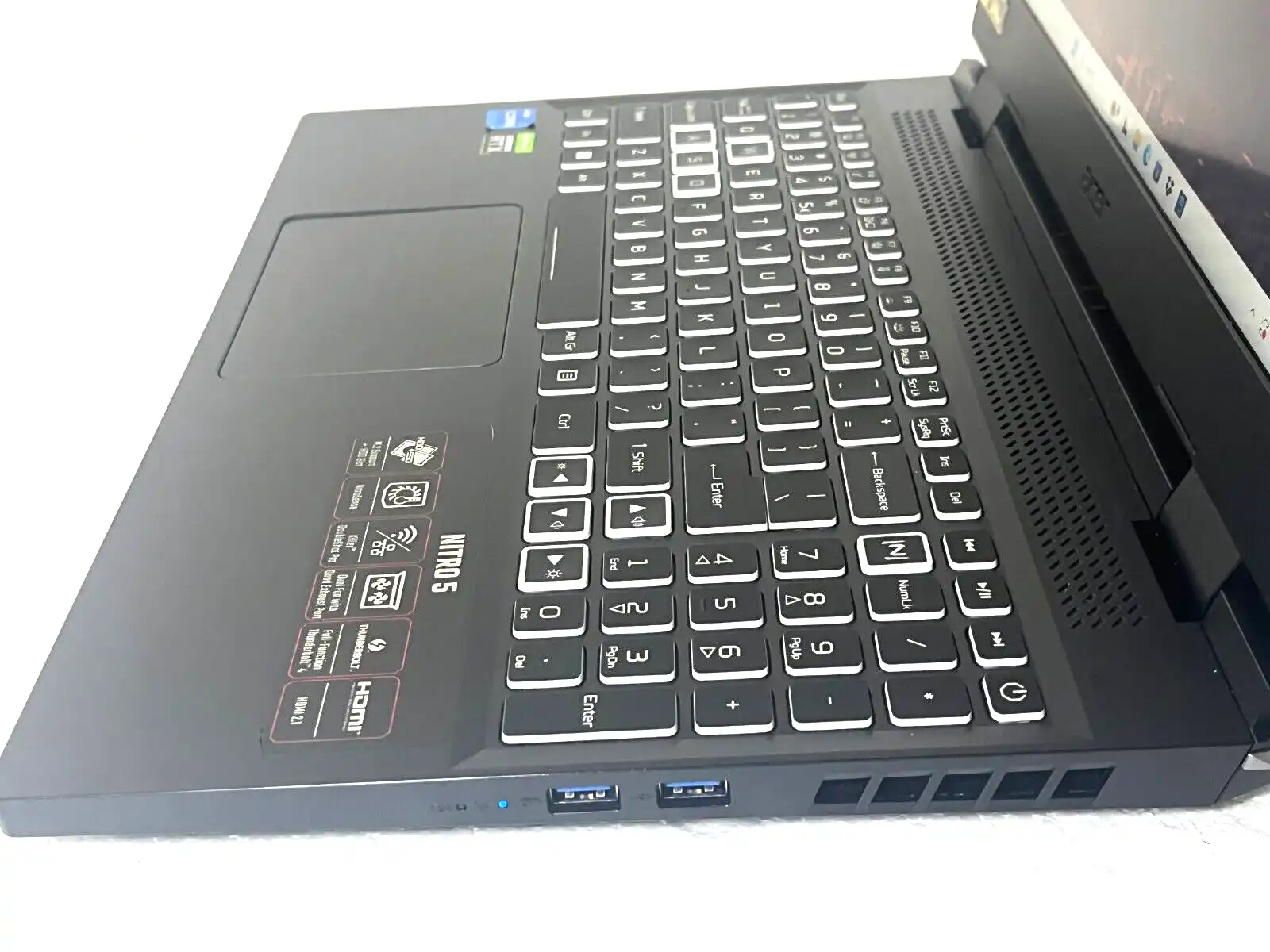 Acer Nitro 5  AN515-58 Intel i5-12500h 16Gb RAM 512GB SSD 4Gb RTX3050 15.6" FHD