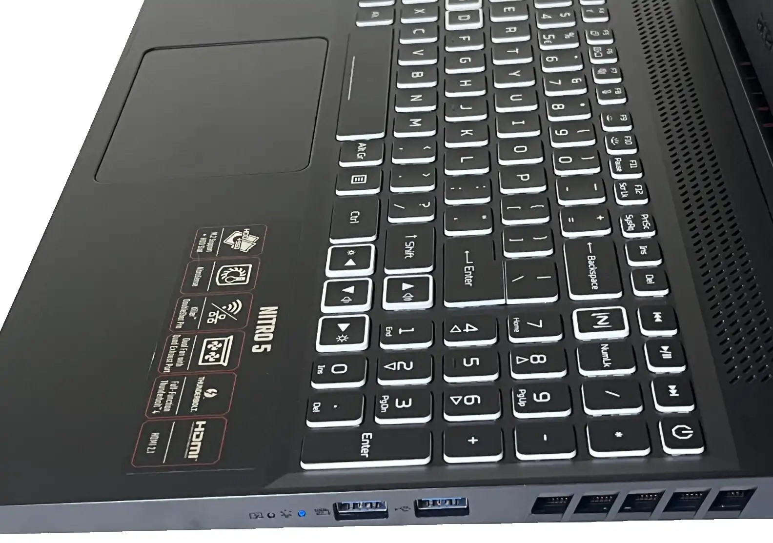 Acer Nitro 5 AN515-58 Intel i7-12650h 16Gb RAM 512GB SSD 8Gb RTX4060 15.6" 144Hz