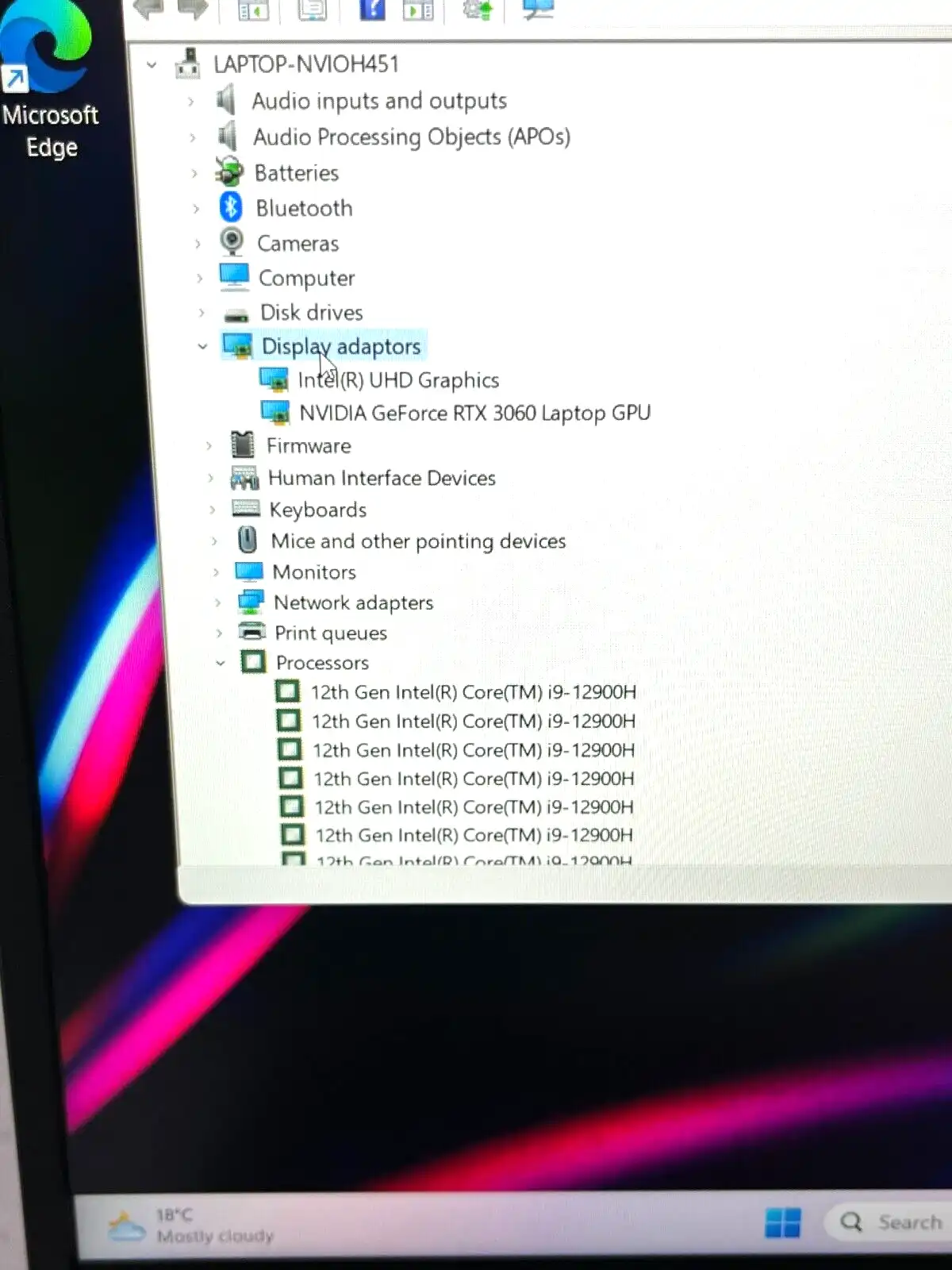 Acer Nitro 5  AN515-58 Intel i9-12900h 16Gb RAM 512GB SSD 6Gb RTX3060 15.6" FHD