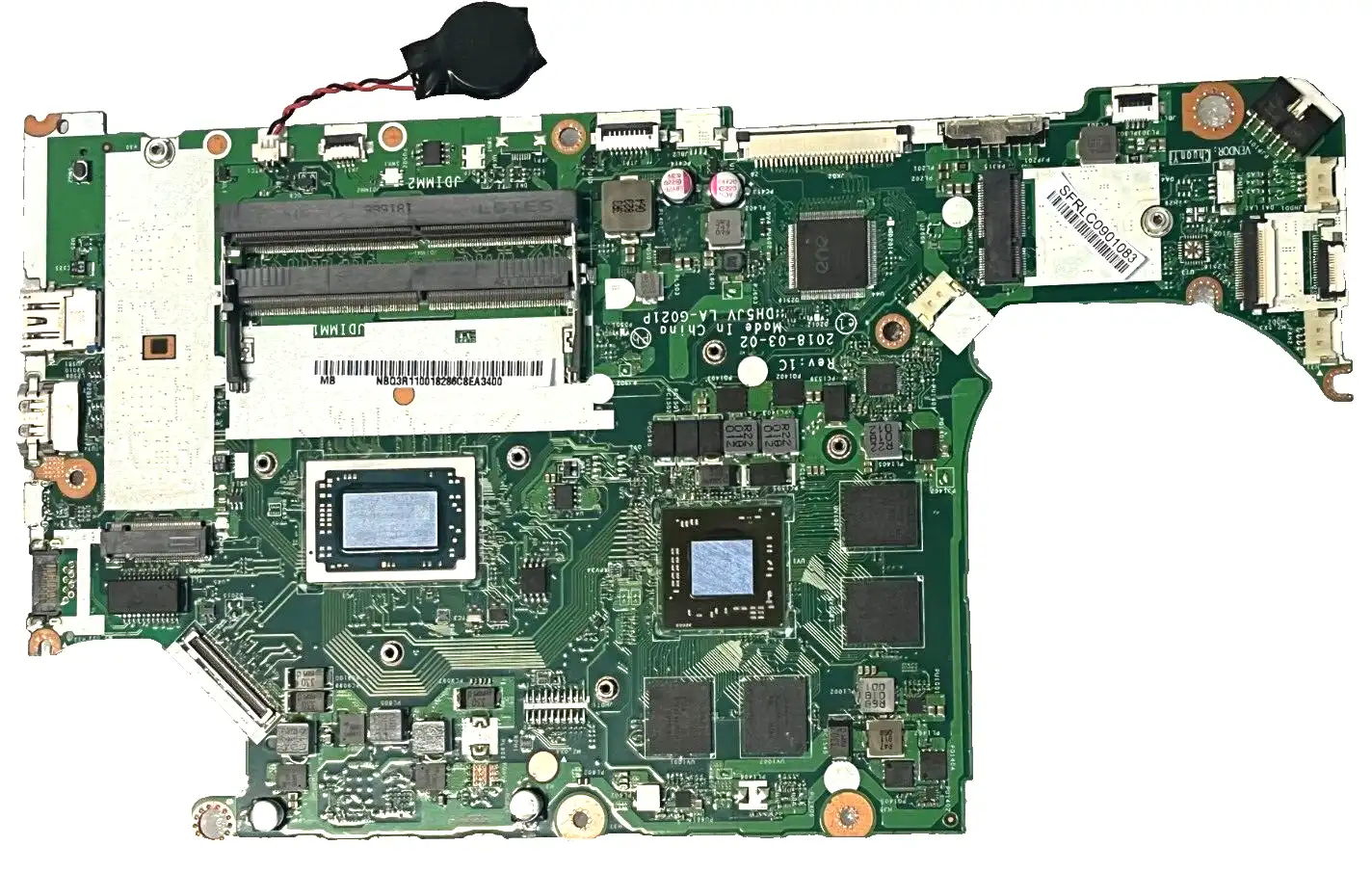 Acer Nitro AN515-52 motherboard AMD R5-2500U  4GB GGR-5 R18M-G1-90 NB.Q3R11.001