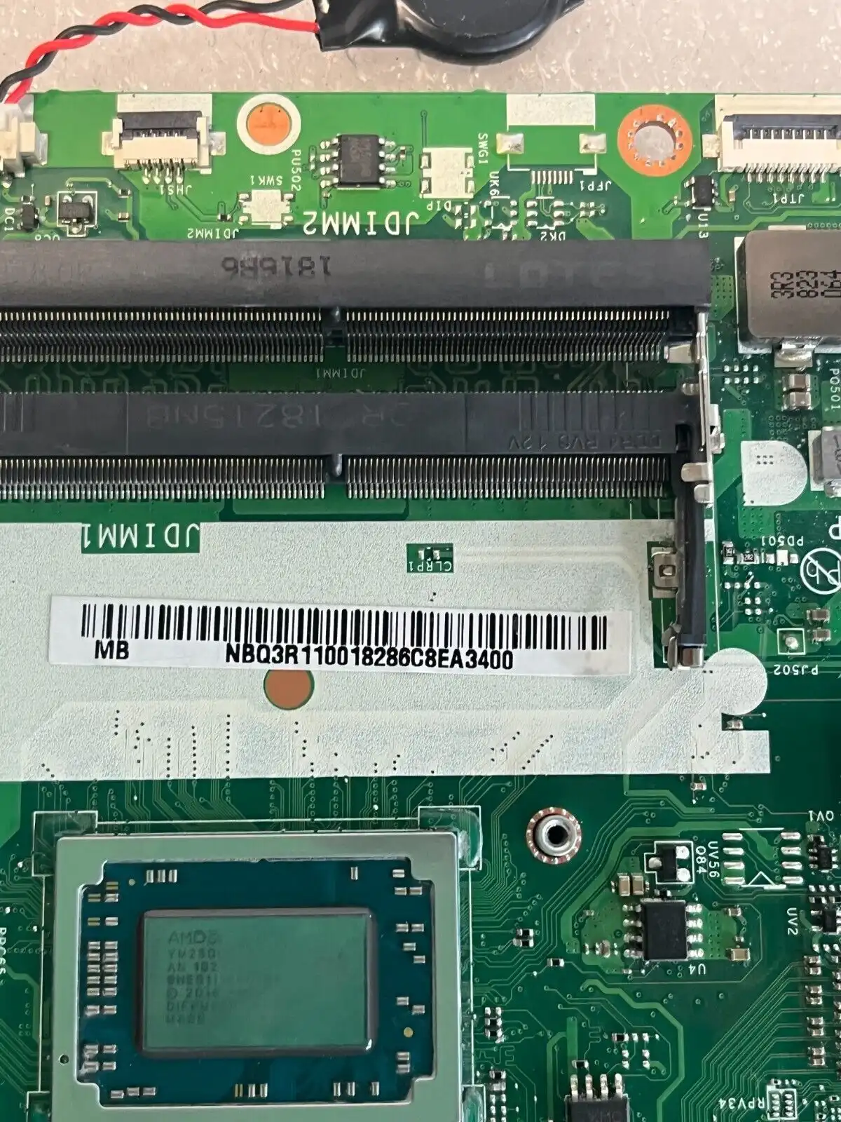 Acer Nitro AN515-52 motherboard AMD R5-2500U  4GB GGR-5 R18M-G1-90 NB.Q3R11.001