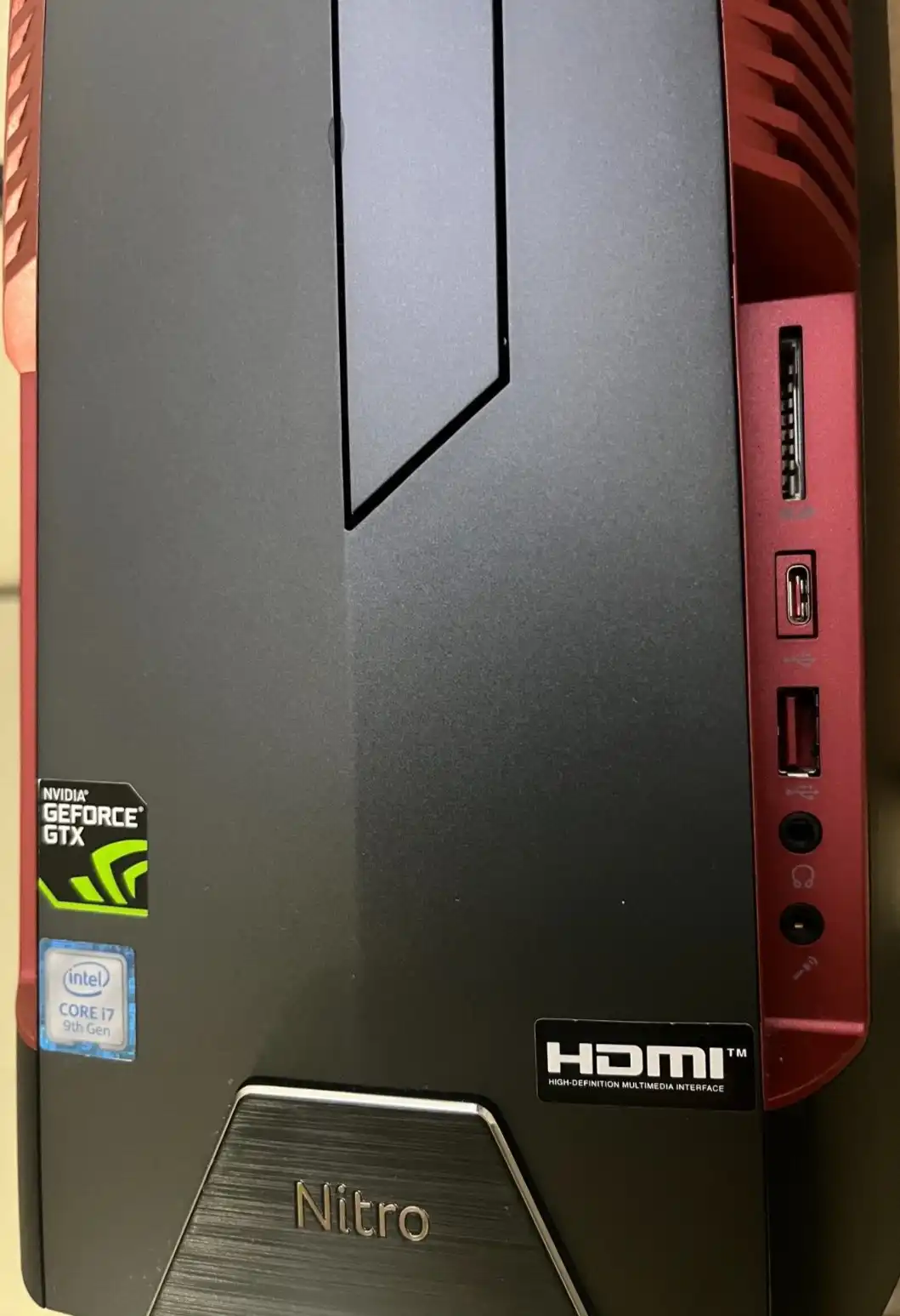 Acer Nitro N50-600 Gaming PC Intel i7-9700 16Gb RAM 256GB 2TB HDD 4GB GTX1660