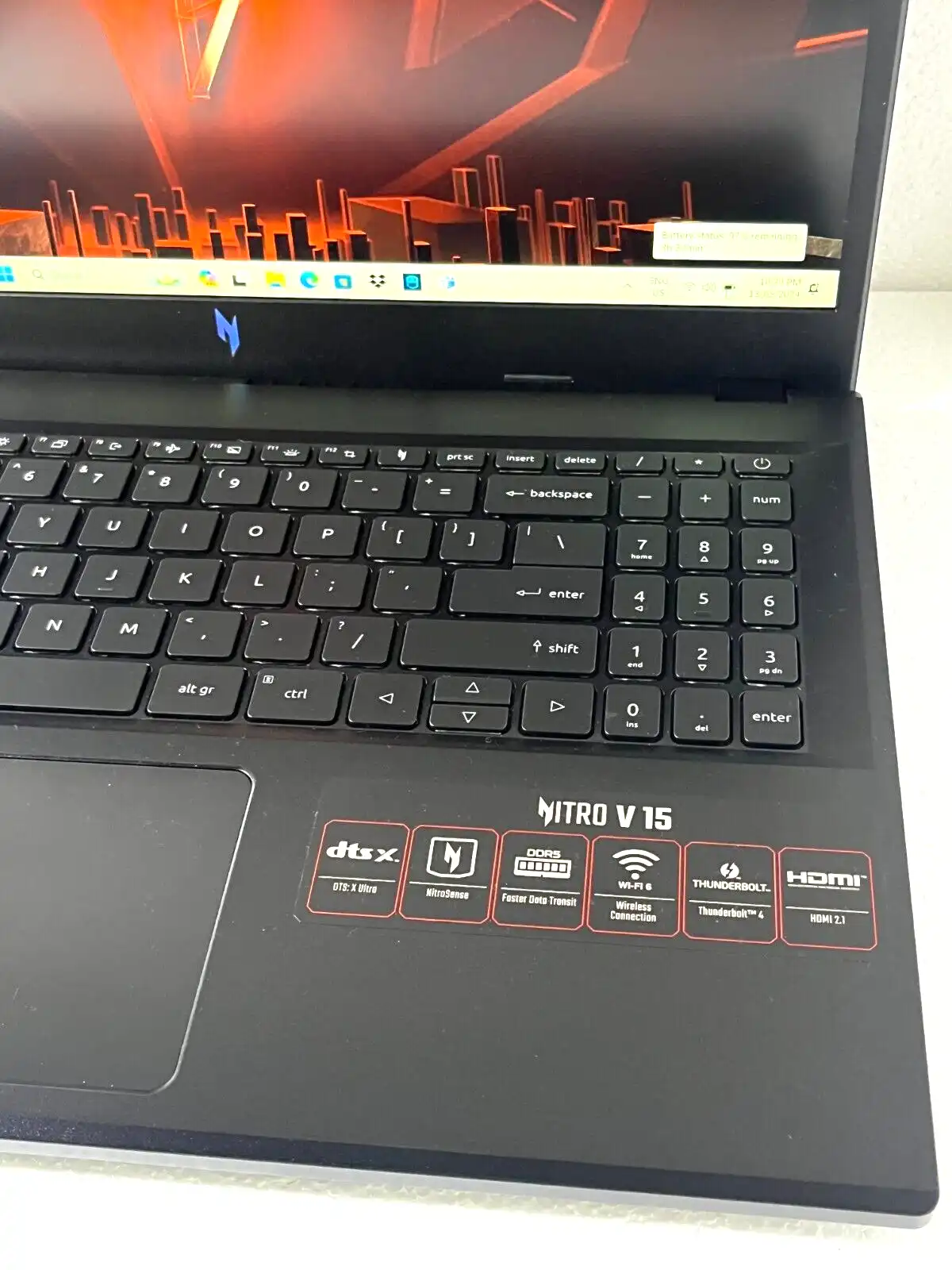 Acer Nitro V15  ANV15-51 Intel i9-13900h 32Gb RAM 1TB SSD 6Gb RTX4050 15.6" FHD