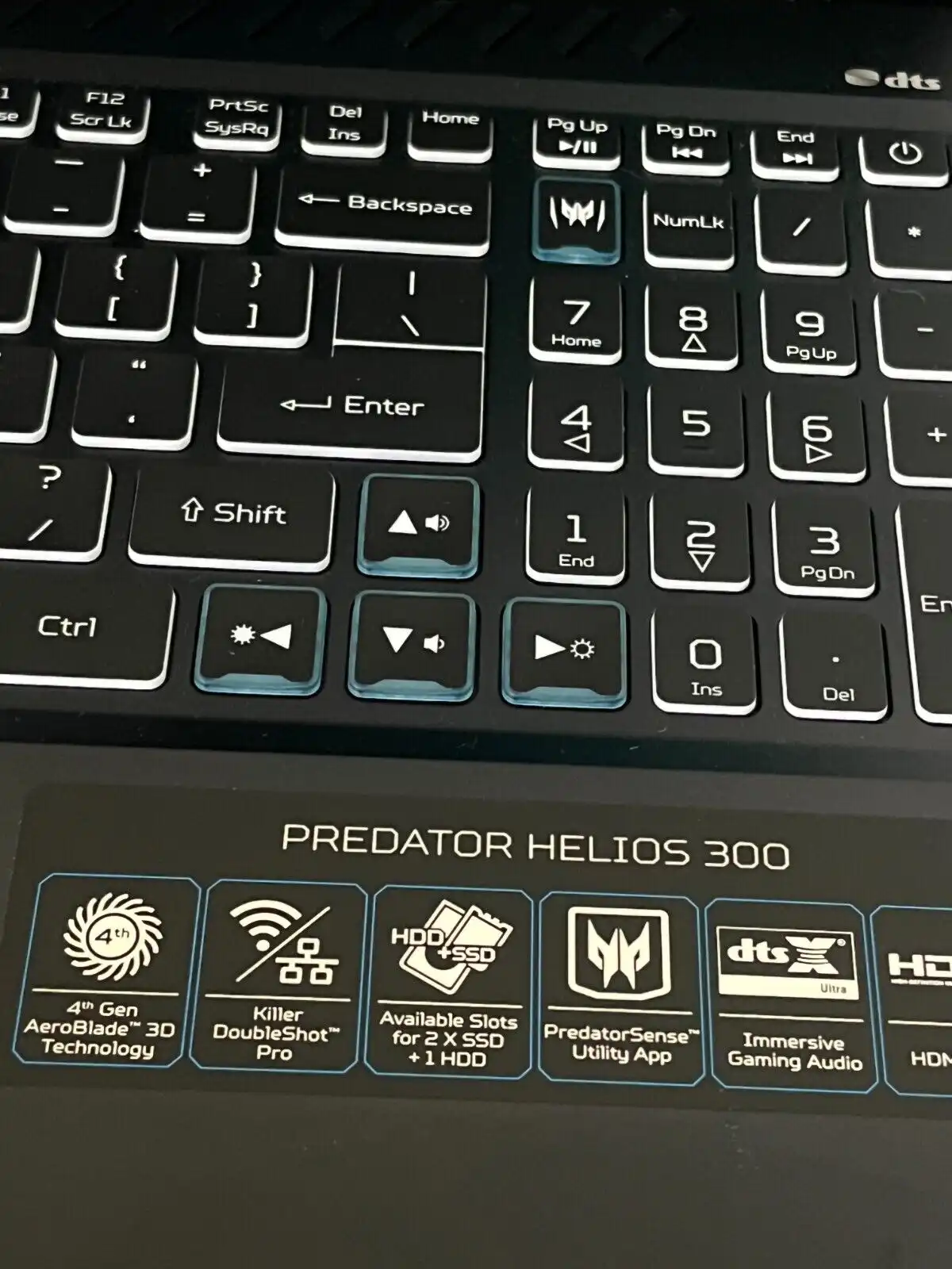 Acer Predator Helios300 PH315-53 Intel i7-10750h 16Gb RAM 512GB SSD 6Gb RTX30600