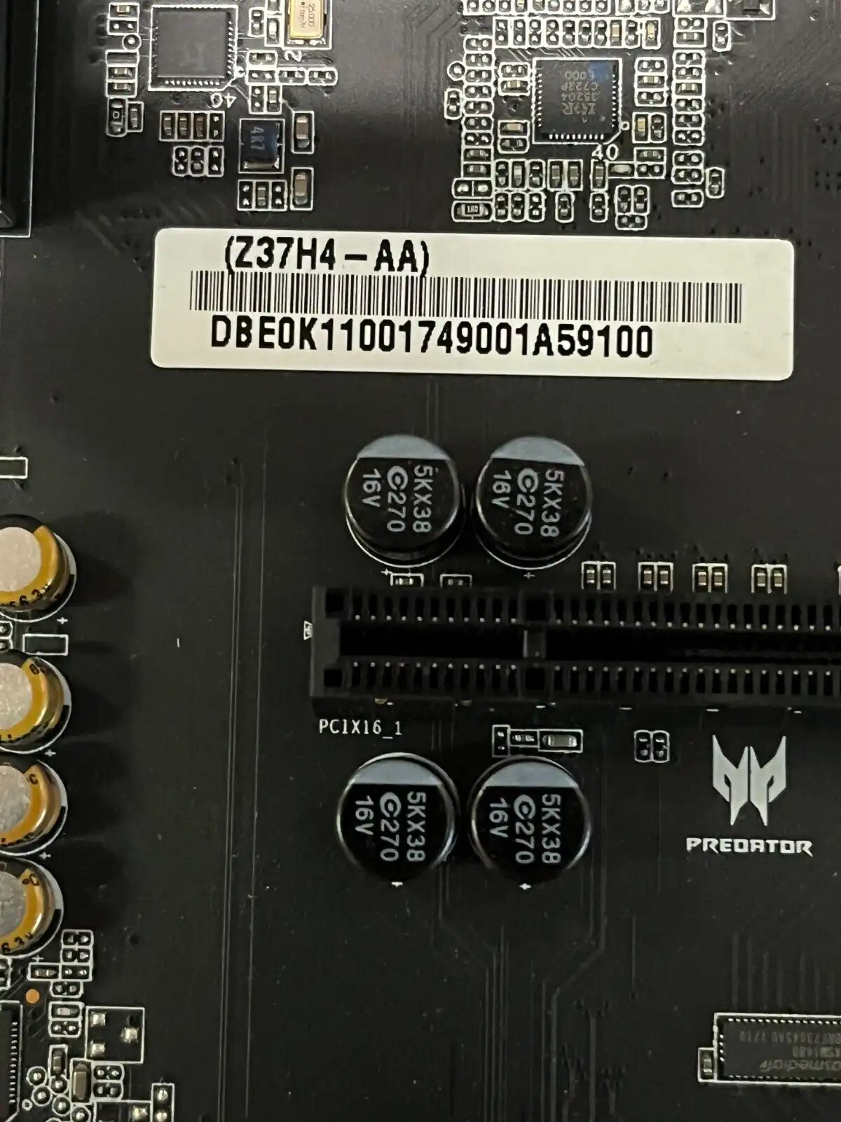 Acer Predator Orion PO9-600 FCLGA1151 Motherboard (Z37H4-AA) DB.E0K11.001