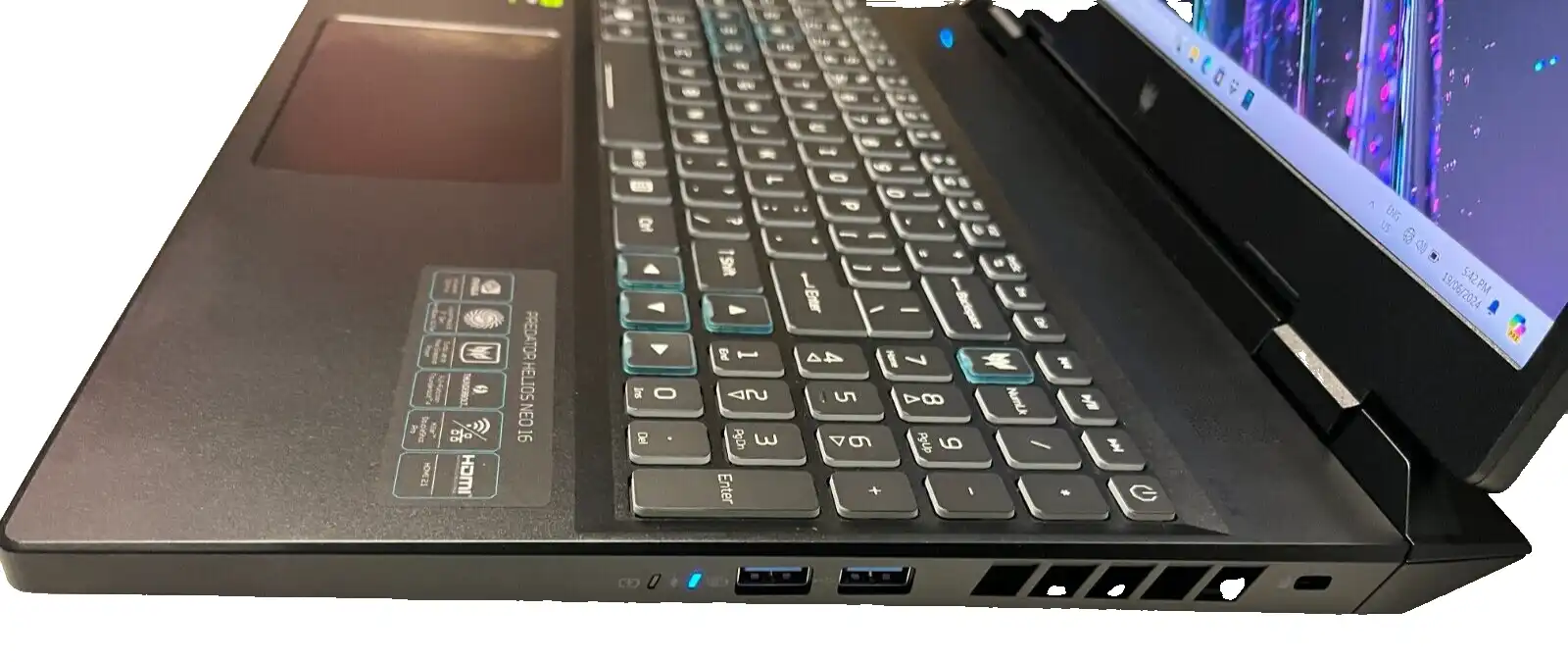 Acer Predator PHN16-71 Intel i7-13700HX 16Gb RAM 512GB SSD 8Gb RTX4070 16" WUXGA