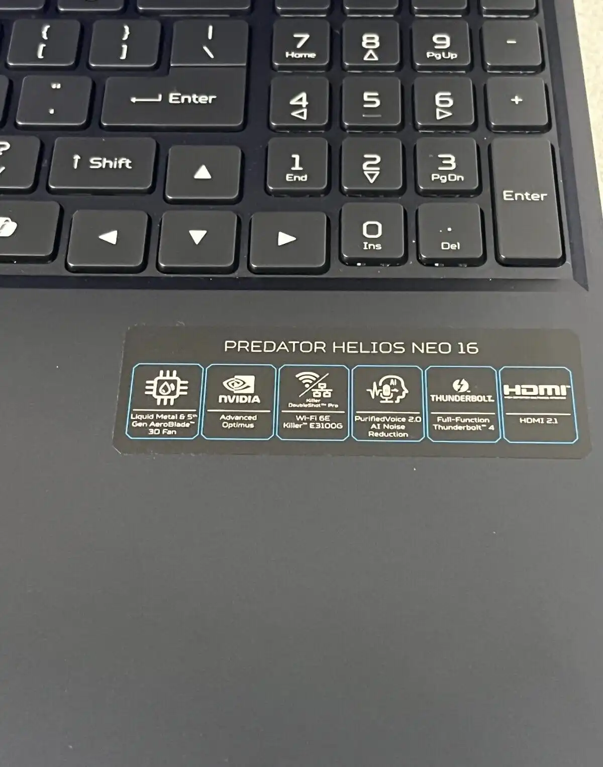 Acer Predator  PHN16-72 Intel i9-14900HX 32Gb RAM 1TB SSD 8Gb RTX4070 16" 240Hz