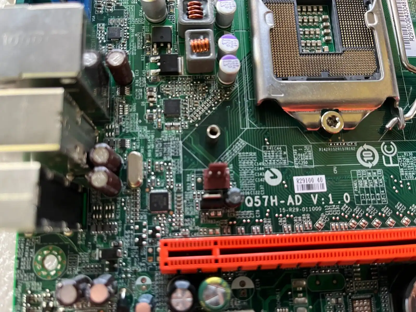 Acer Q57H-AD motherboard LGA1156 DDR3  MB.VAH09.002