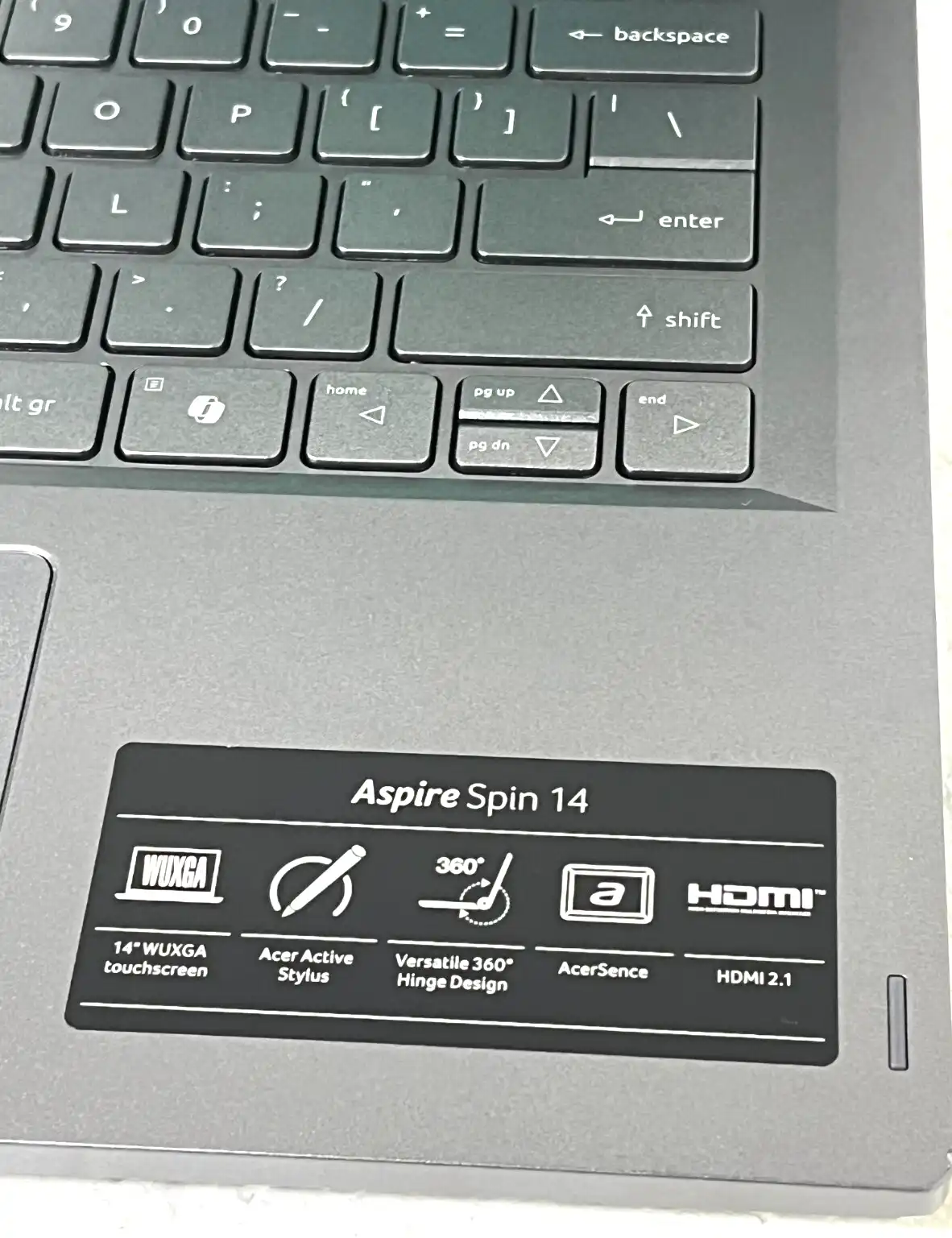 Acer Spin 14 ASP14-51MTN Intel Core 7 CPU 16Gb 512GB SSD 14"  WUXGA Touch Stylus