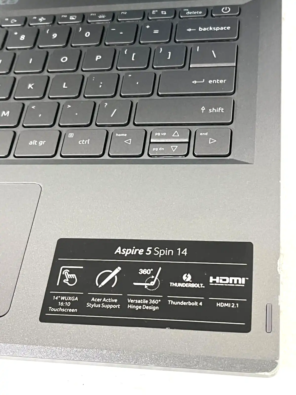 Acer Spin ASP14-51MTN Intel Core i5-1335U 8Gb RAM 512GB SSD 14" WUXGA Touch