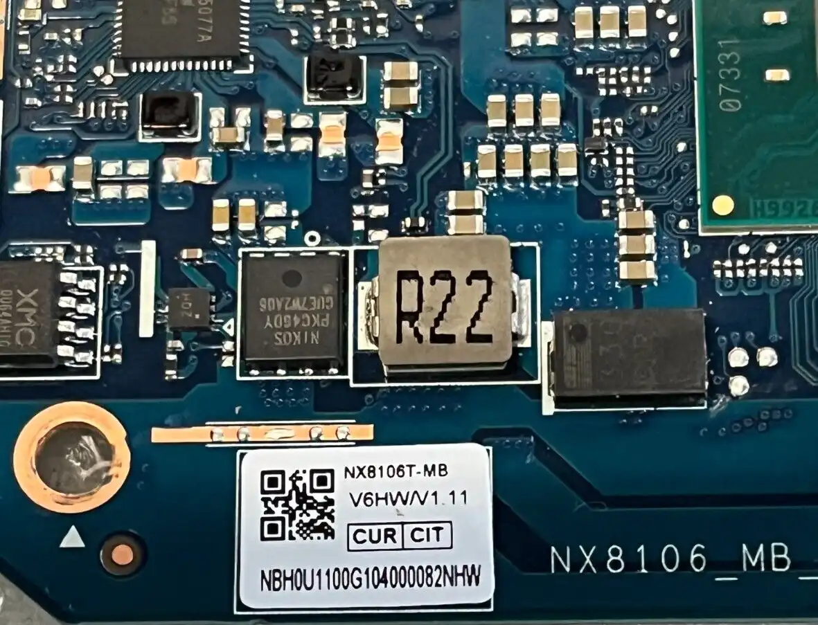 Acer Spin SP111-33 motherboard w/Intel N4020 CPU 4GB RAM 128GB SSD NB.H0U11.00G