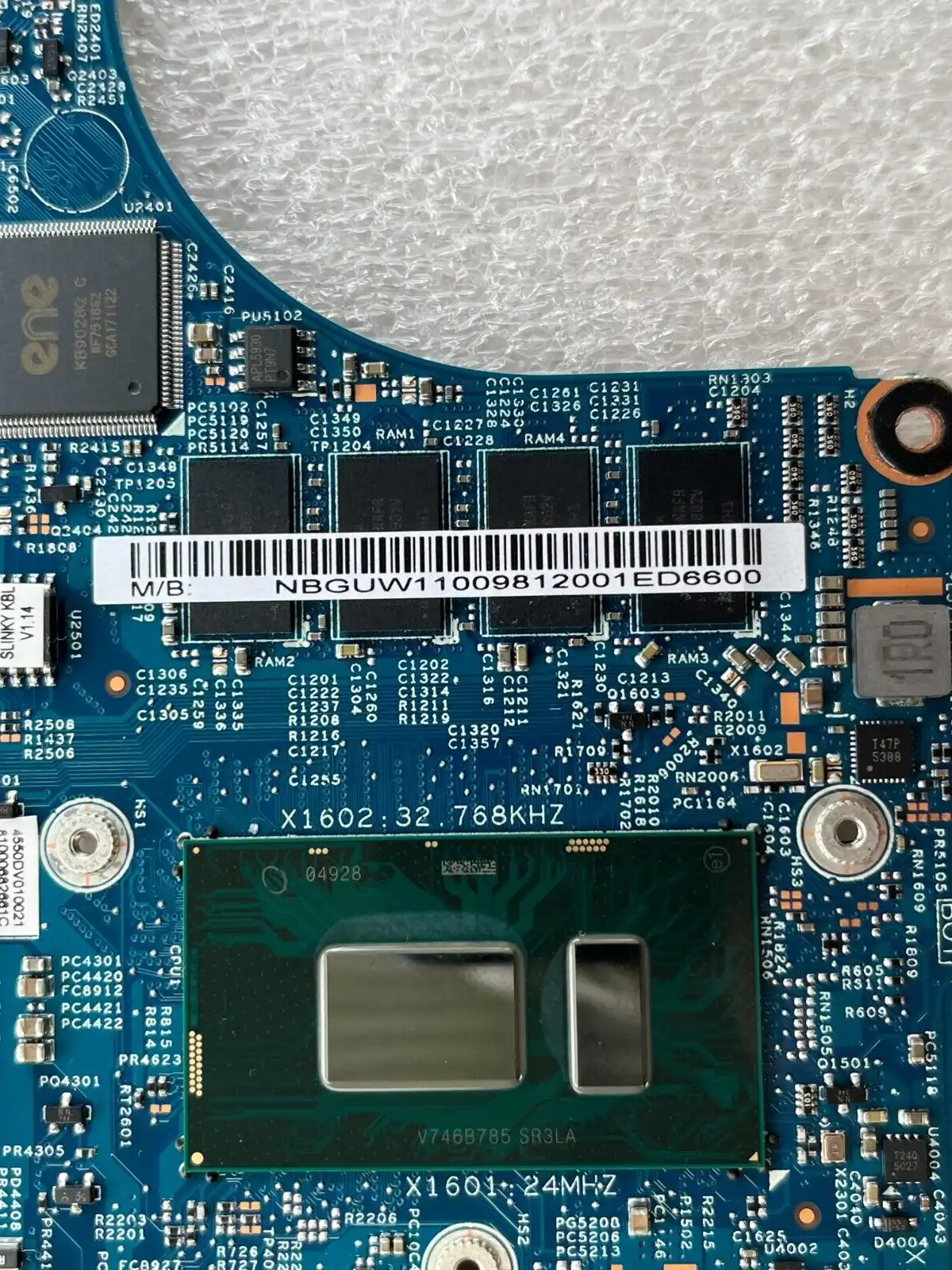 Acer Spin SP314-51 motherboard with i5-8250u CPU  8GB RAM    NB.GUW11.009